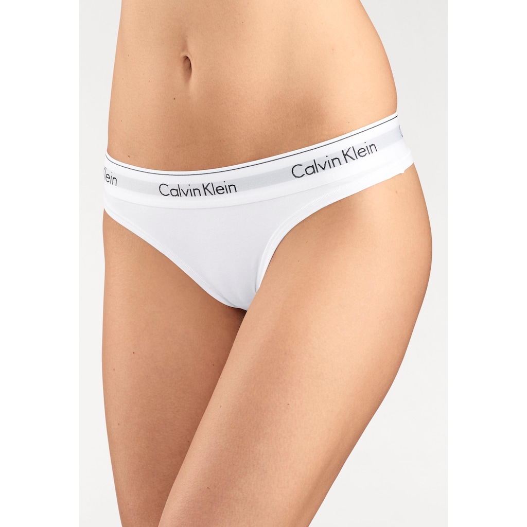 Calvin Klein String »MODERN COTTON«, mit breitem Bündchen