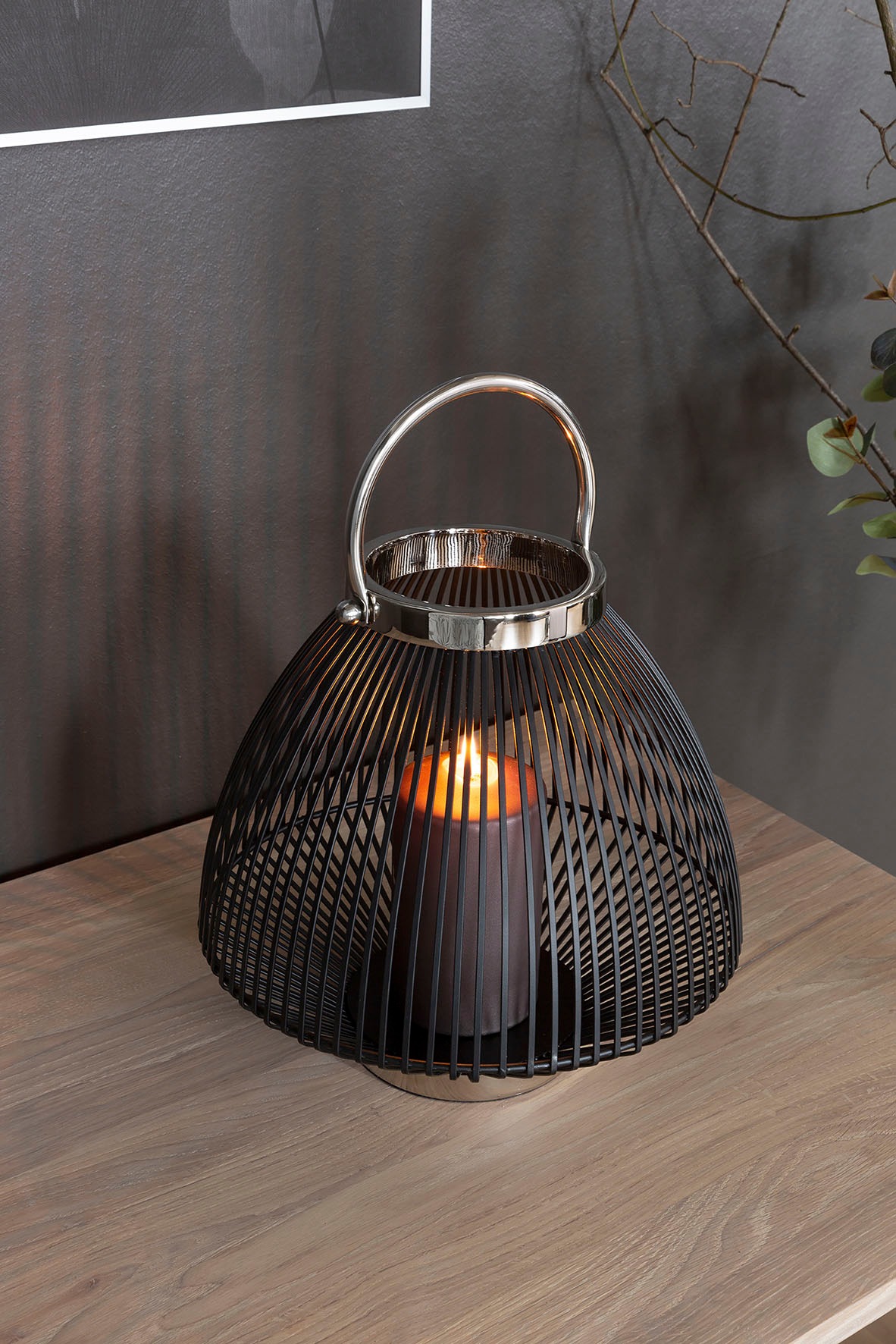 Fink Kerzenlaterne »FLIX« Kerzenhalter aus Eisen, Höhe ca. 27 cm