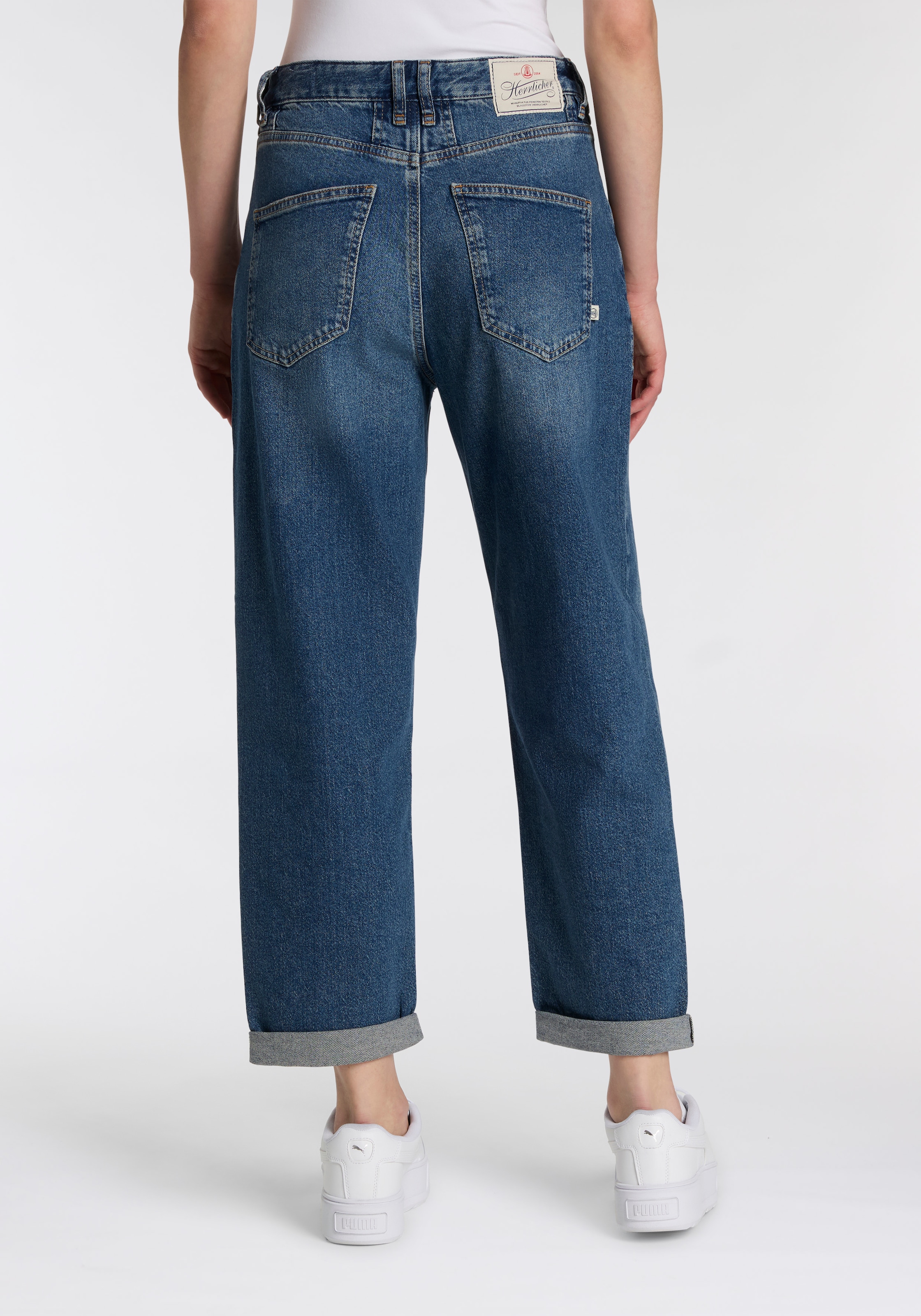 Herrlicher 5-Pocket-Jeans »Brooke Denim«, Cropped Länge