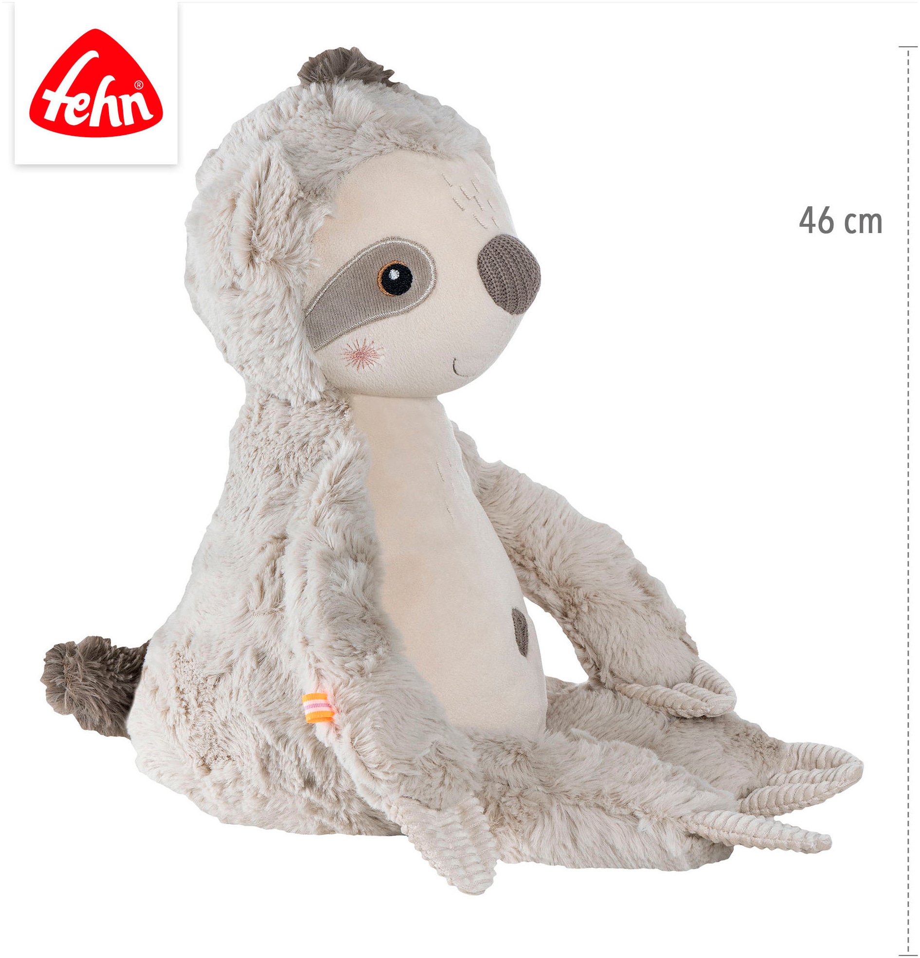 Fehn Kuscheltier »Lazy, Crazy & Pink, Kuscheltier Faultier XL«