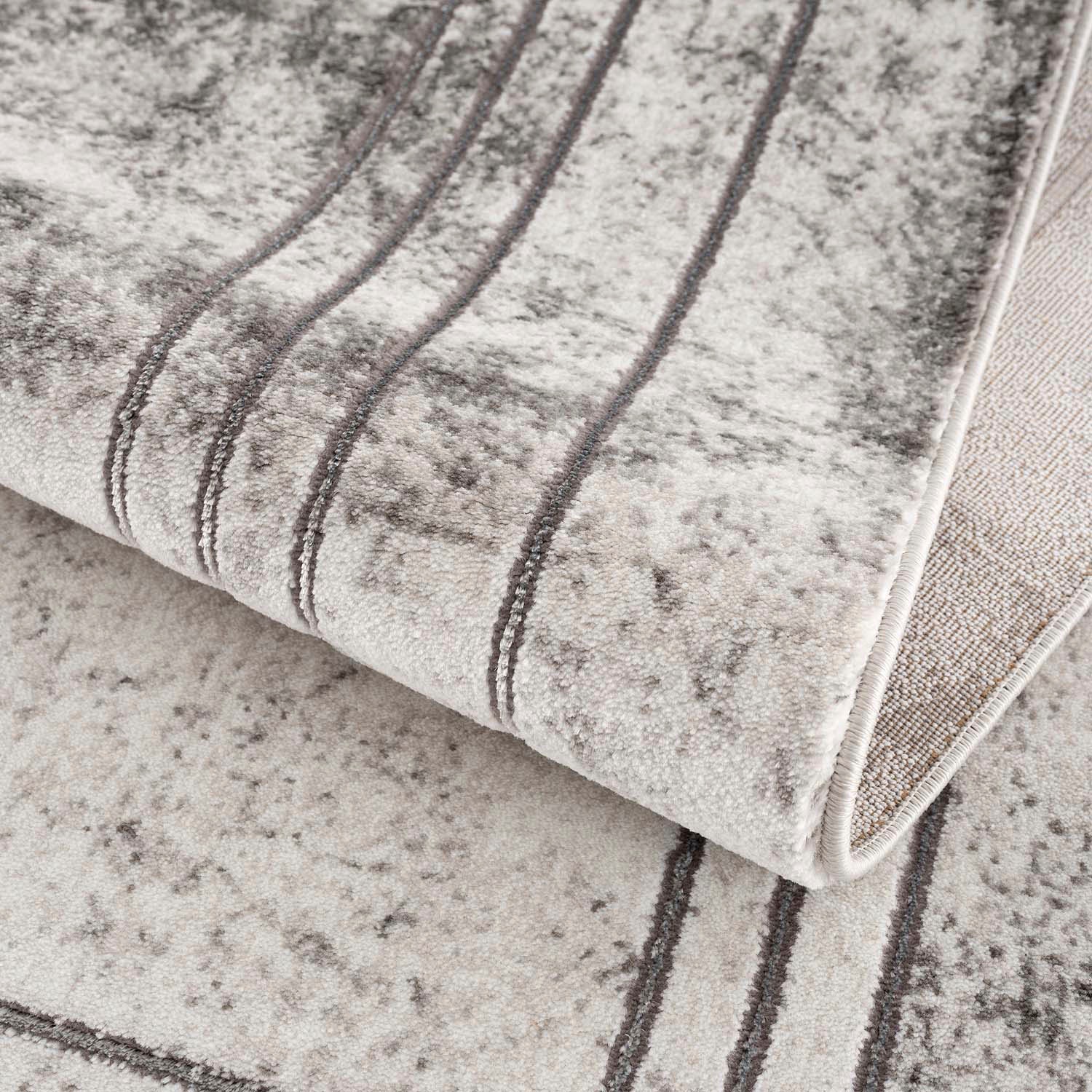Carpet City Teppich »Noa 9341«, rund, 11 mm Höhe, Kurzflor, Modern, Weicher For, Pflegeleicht