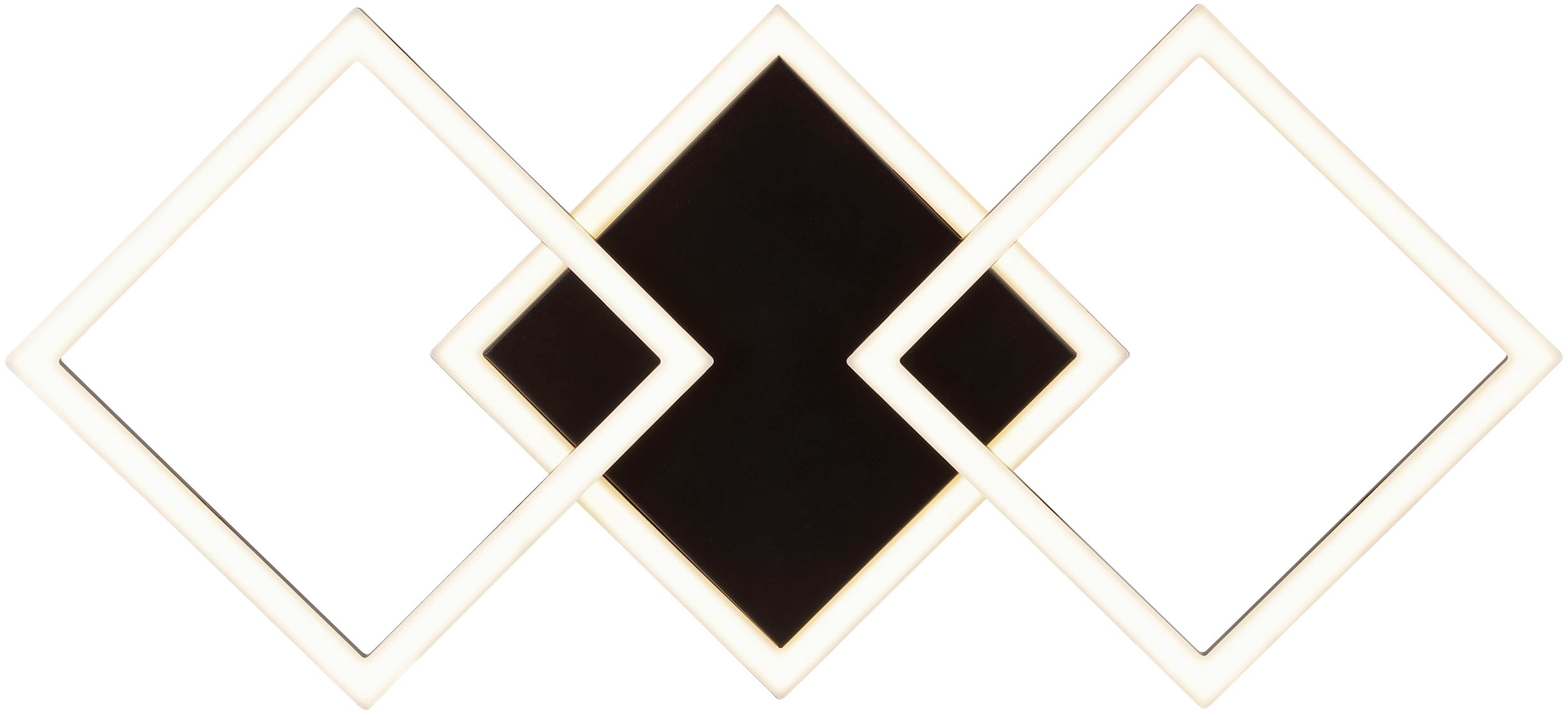 Brilliant LED Deckenleuchte »Tavora« LED-Modul Warmweiß LED-Profilleuchte, 61 x 28 cm, 2500 lm, 3000 K, Metall, schwarz