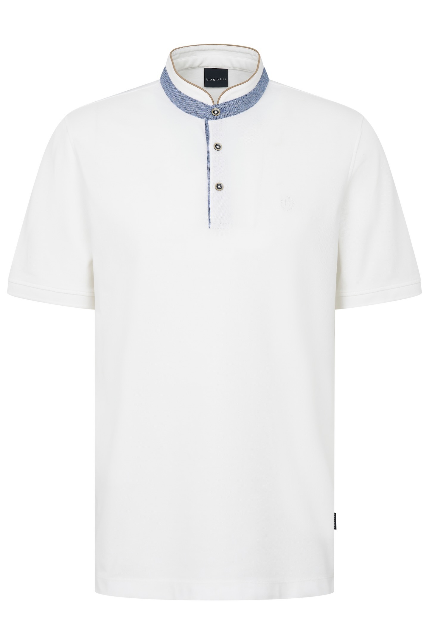 bugatti Poloshirt, mit Stehkragen