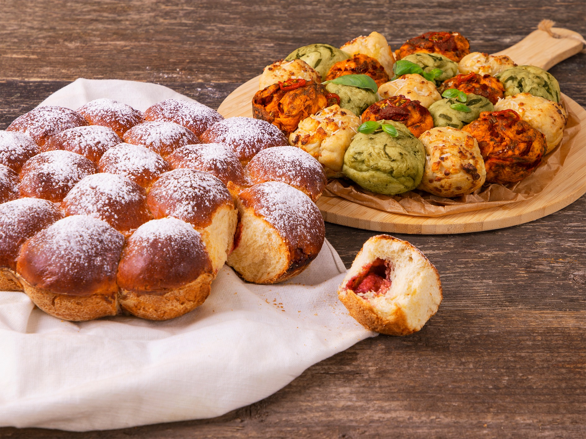 CHG Backform »WOLKENSONNE "Emaille"«, (Set, 2 St.), inkl. Rezeptheft, Made in Germany