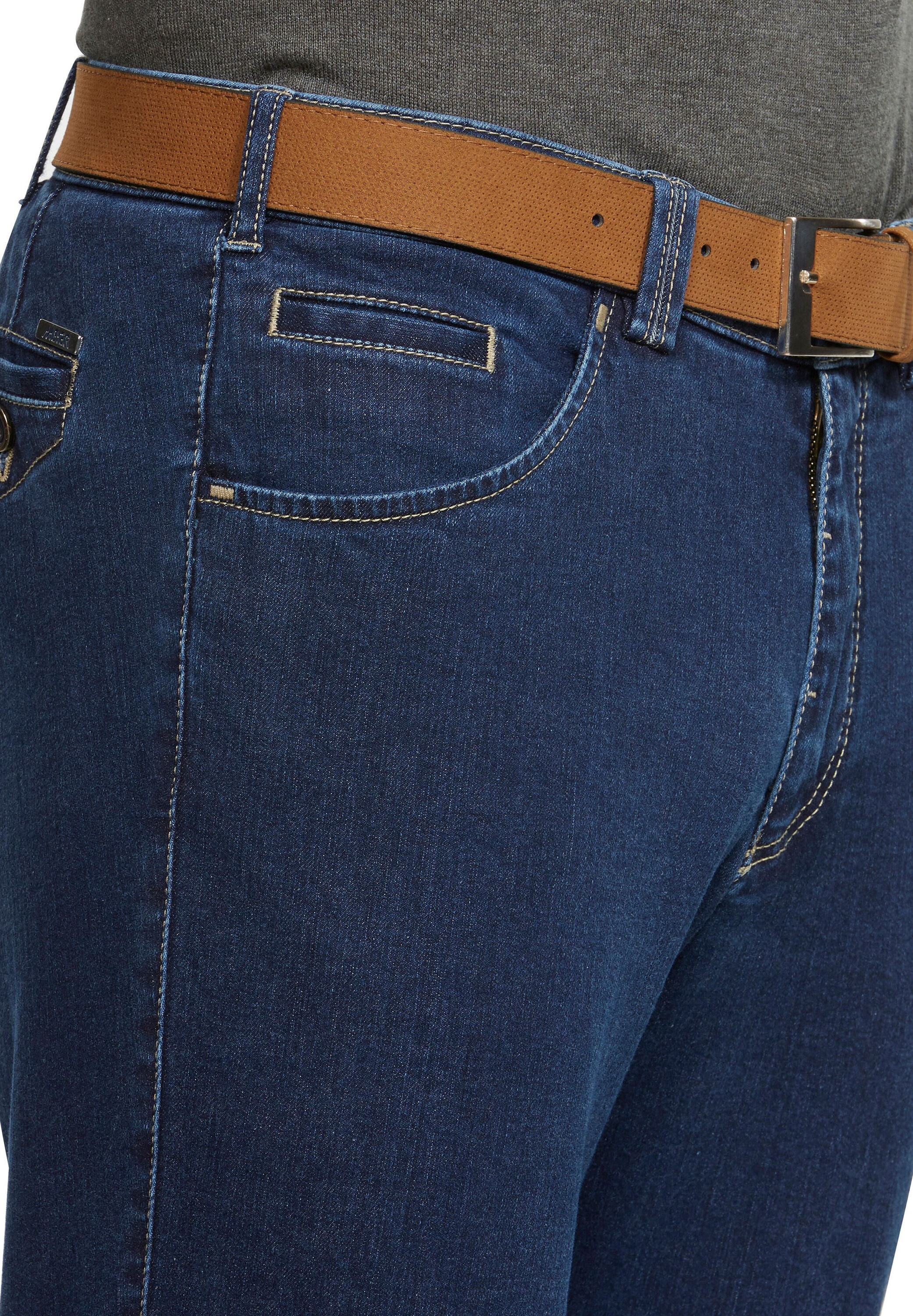 MEYER 5-Pocket-Jeans »Dublin« aus Stretch-Denim mit Dehnbund