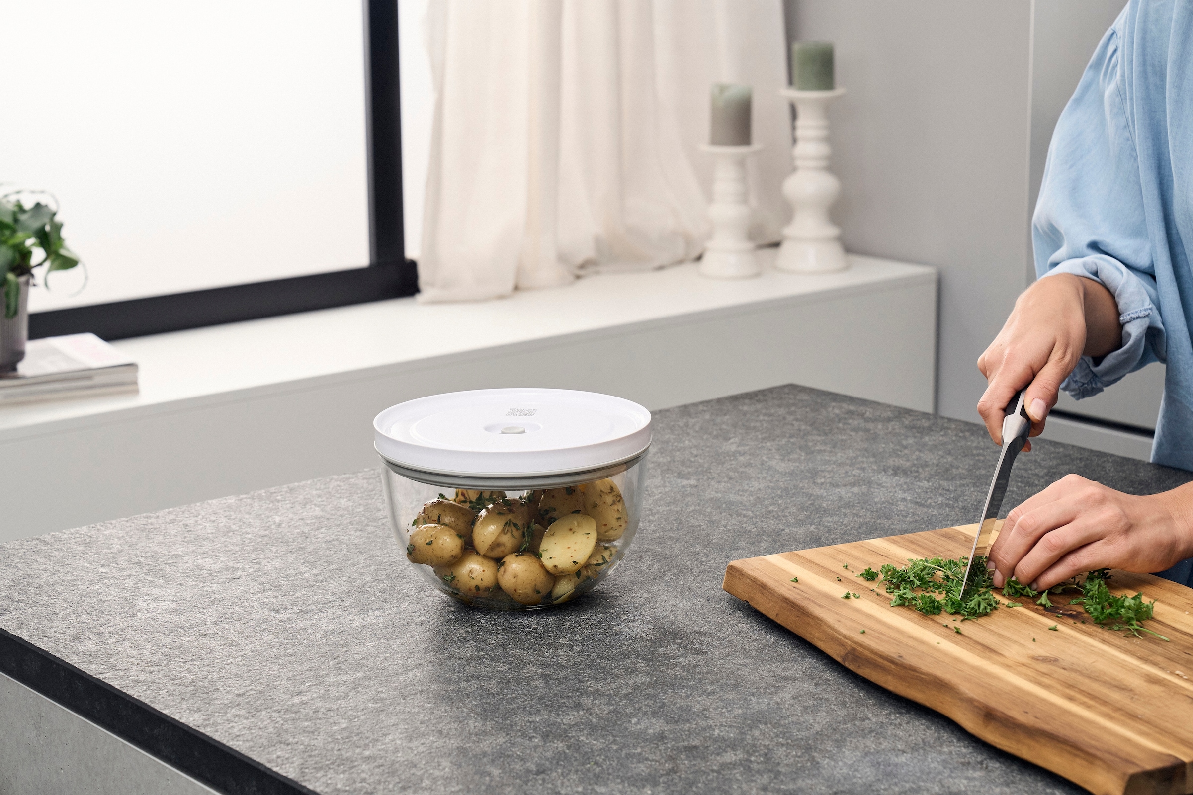 Zwilling Deckel »Fresh & Save BOWLS«, (1 tlg.), Vakuumdeckel mit Double-Sealing-Technologie