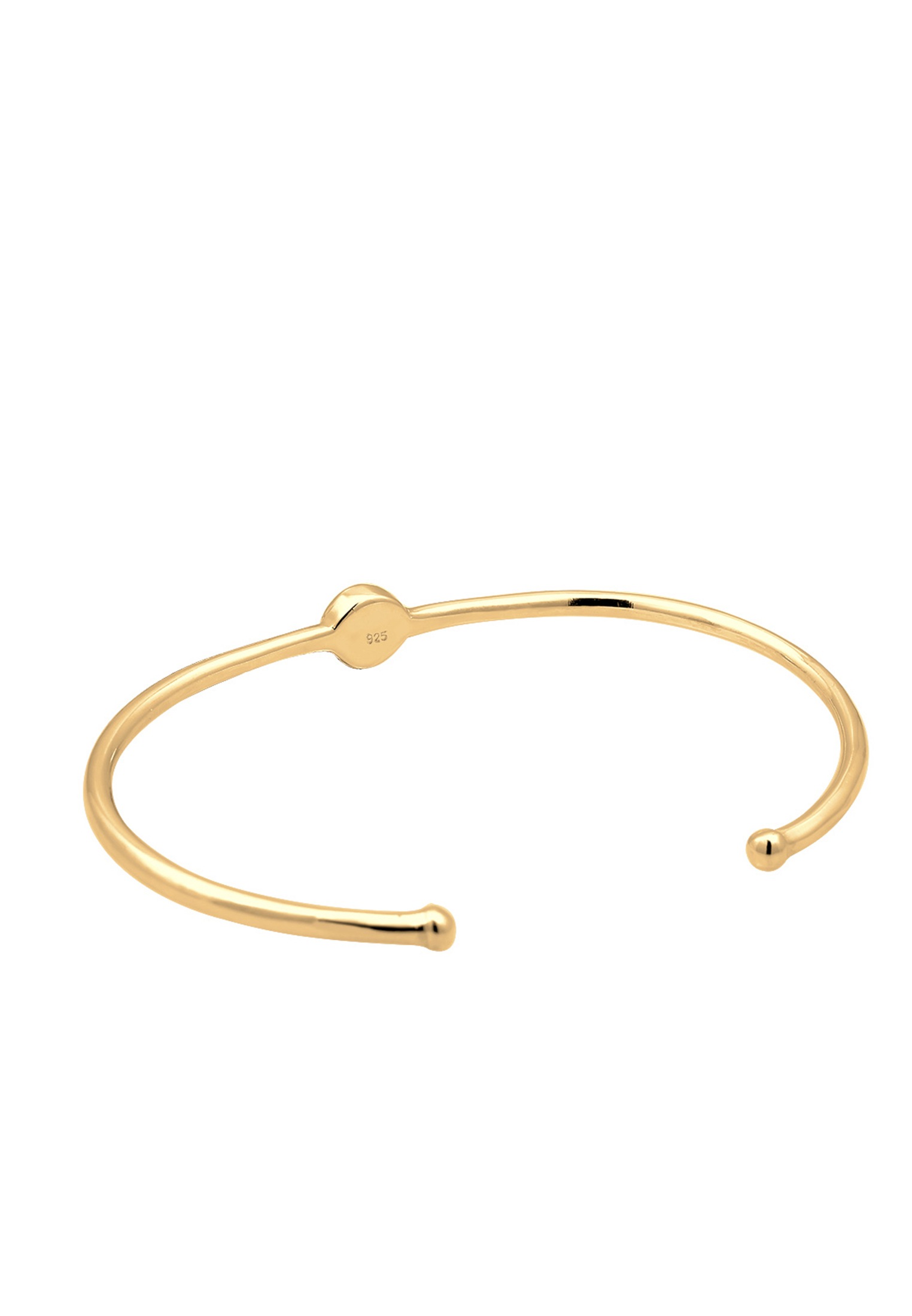 Elli Armreif »Armband Armreif Bangle Synthetischer Opal Trend 925 Silber«