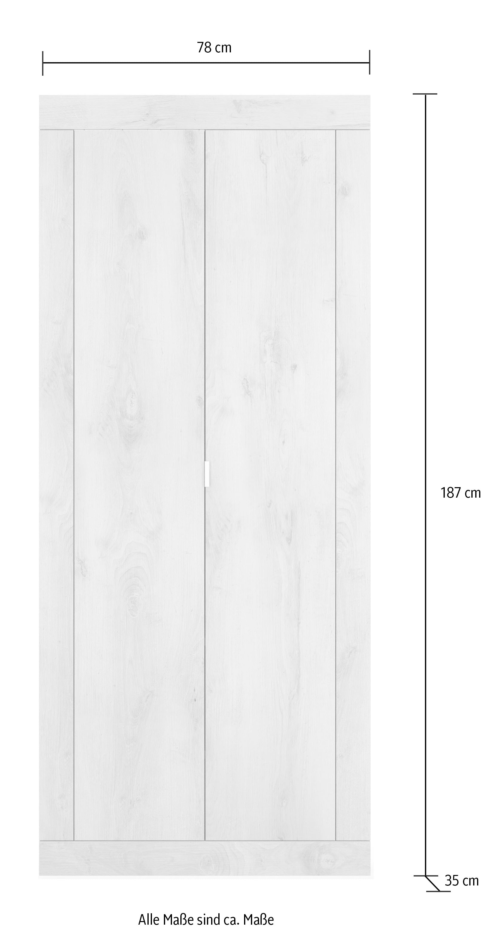 LC Garderobenschrank »Basic«, Höhe 187 cm online bestellen | UNIVERSAL