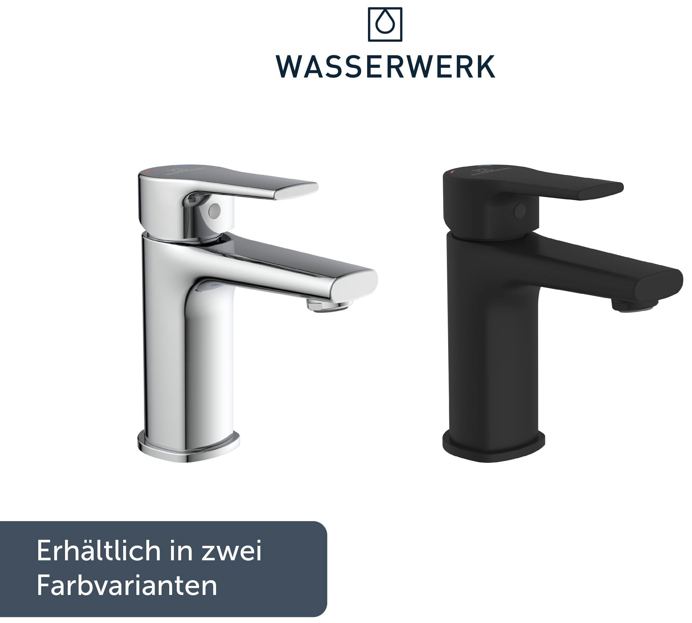 WASSERWERK Waschtischarmatur »WT 13«, inkl. Popup, wassersparend