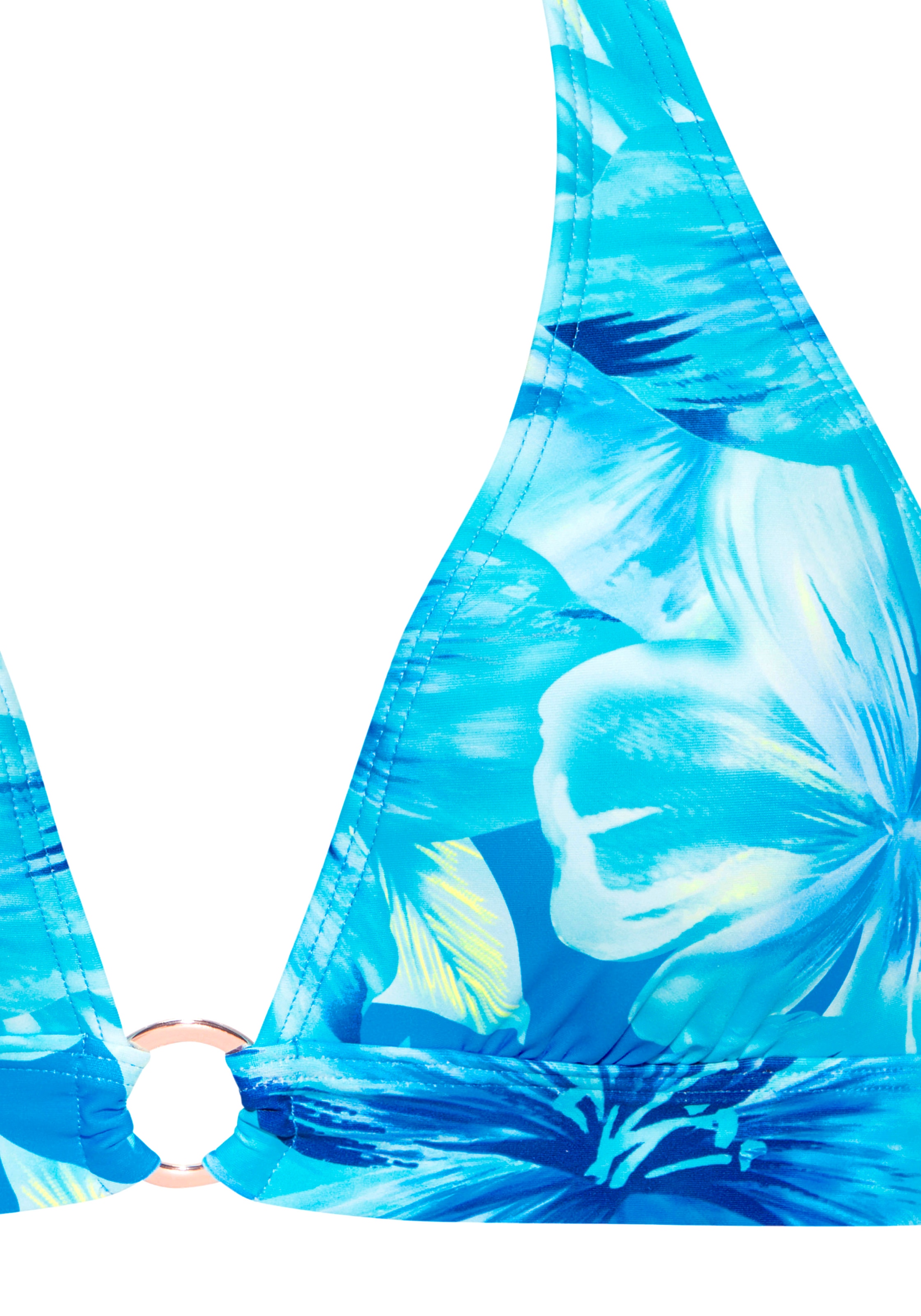 s.Oliver Triangel-Bikini-Top »Jayce« mit goldfarbigen Zierring