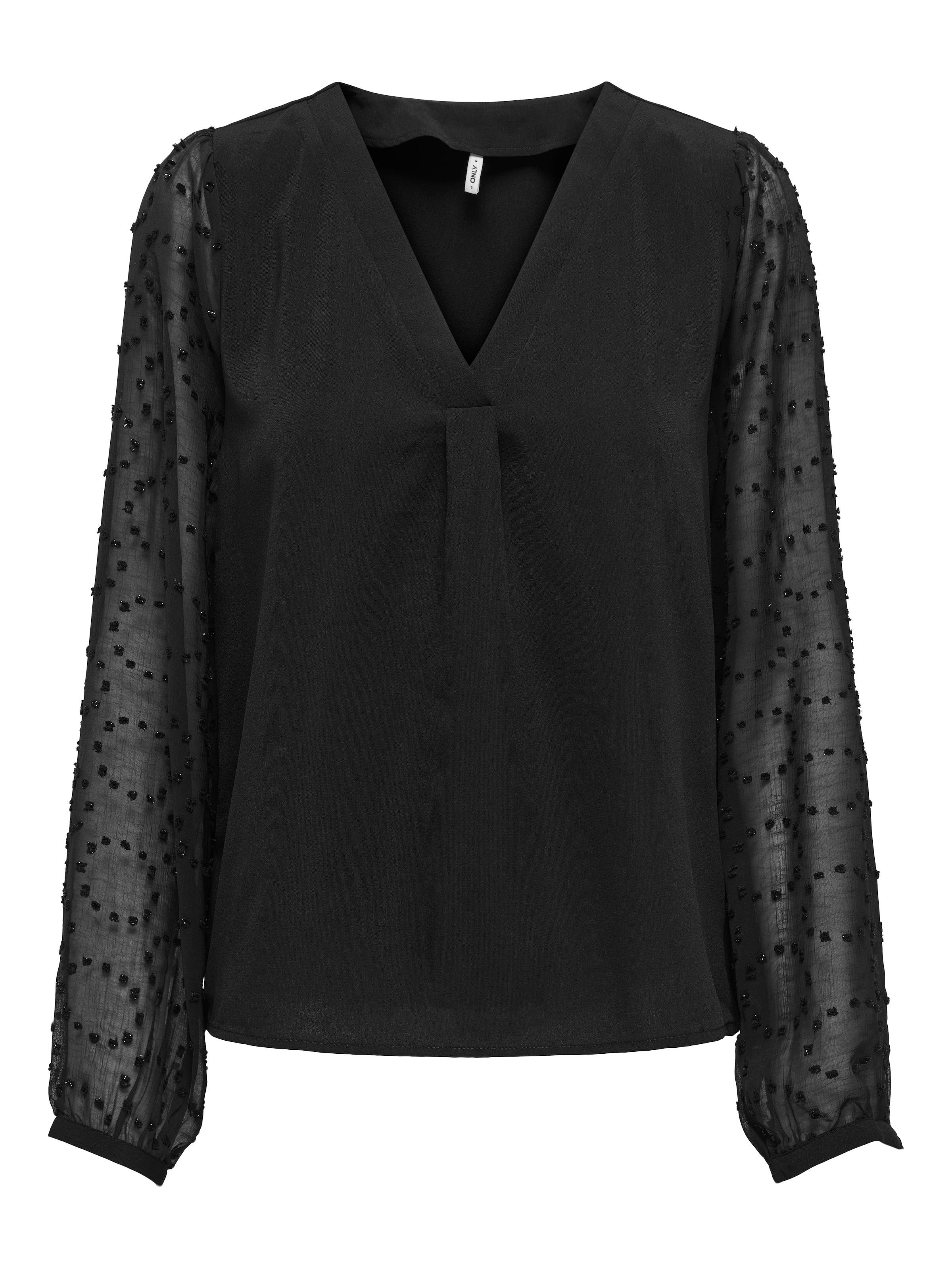 ONLY Shirtbluse »ONLMASJA FR L/S V-NECK SHIRT CS PTM«