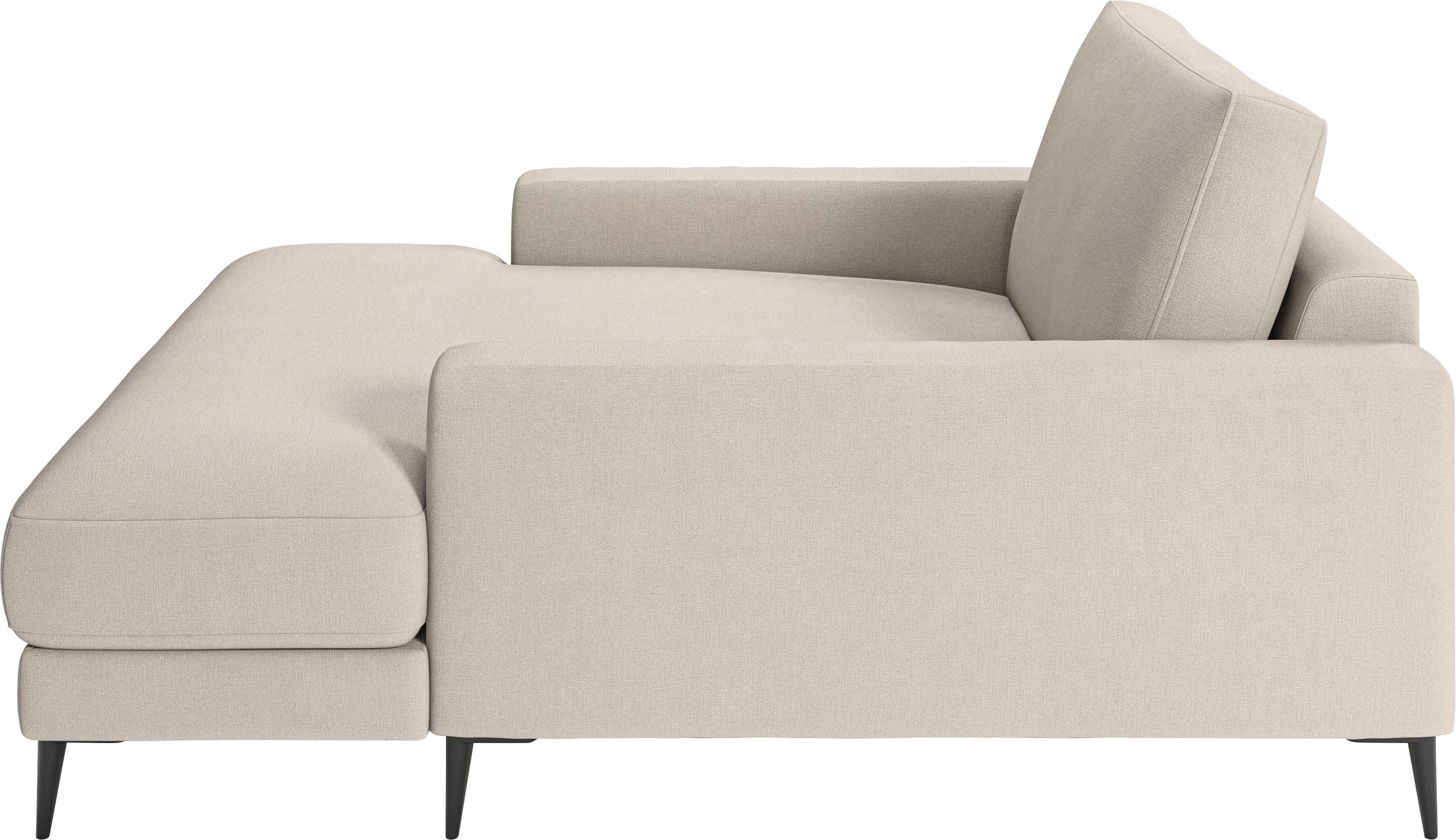 INOSIGN Chaiselongue »Downtown Loungemöbel zum Relaxen, B/T/H: 132/170/84 cm«, auch in Bouclé, Cord und Easy care - leicht mir Wasser zu reinigen