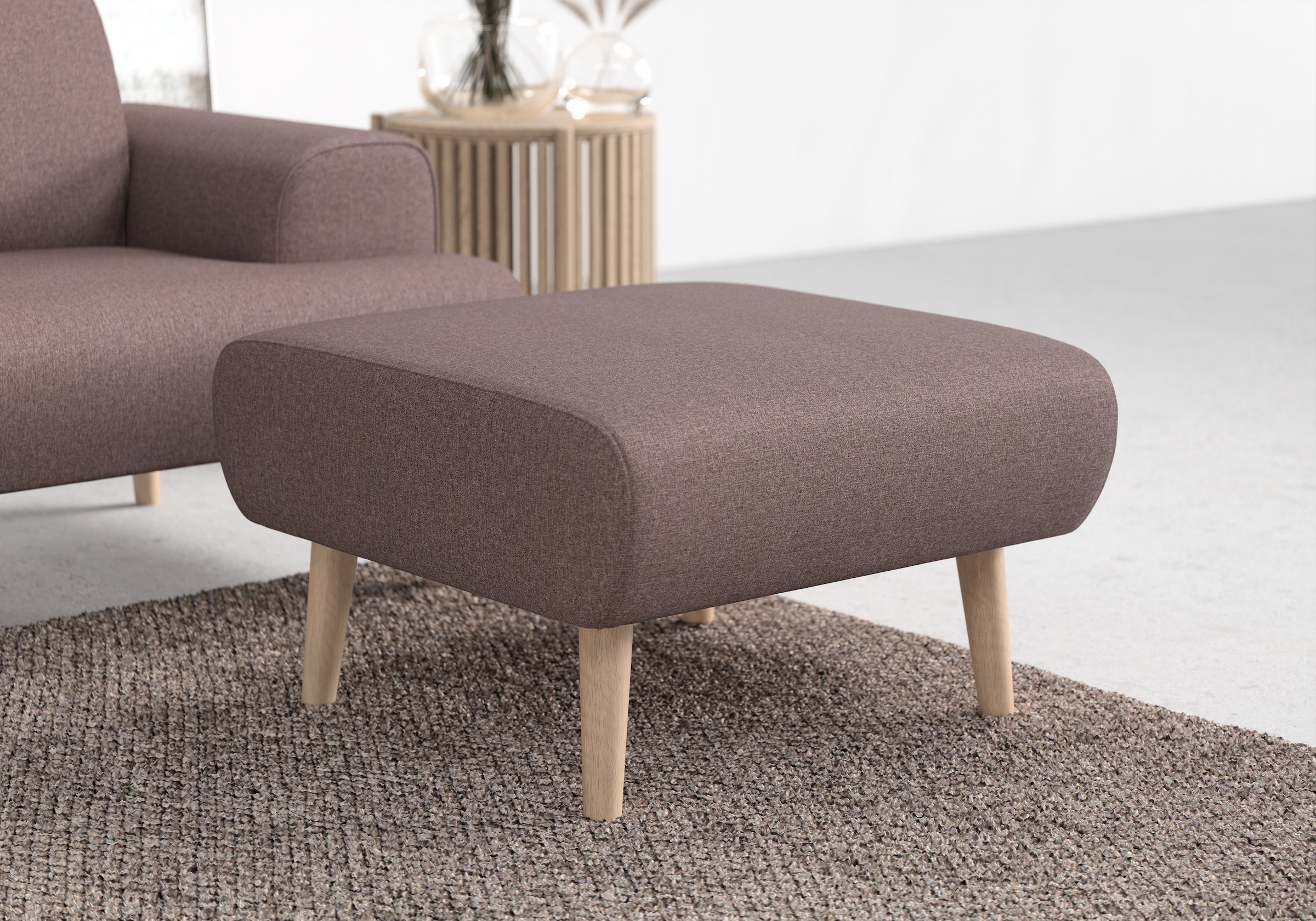 andas Polsterhocker »Swift«, passend zur Serie "Swift", B/T/H: 75/68/44 cm