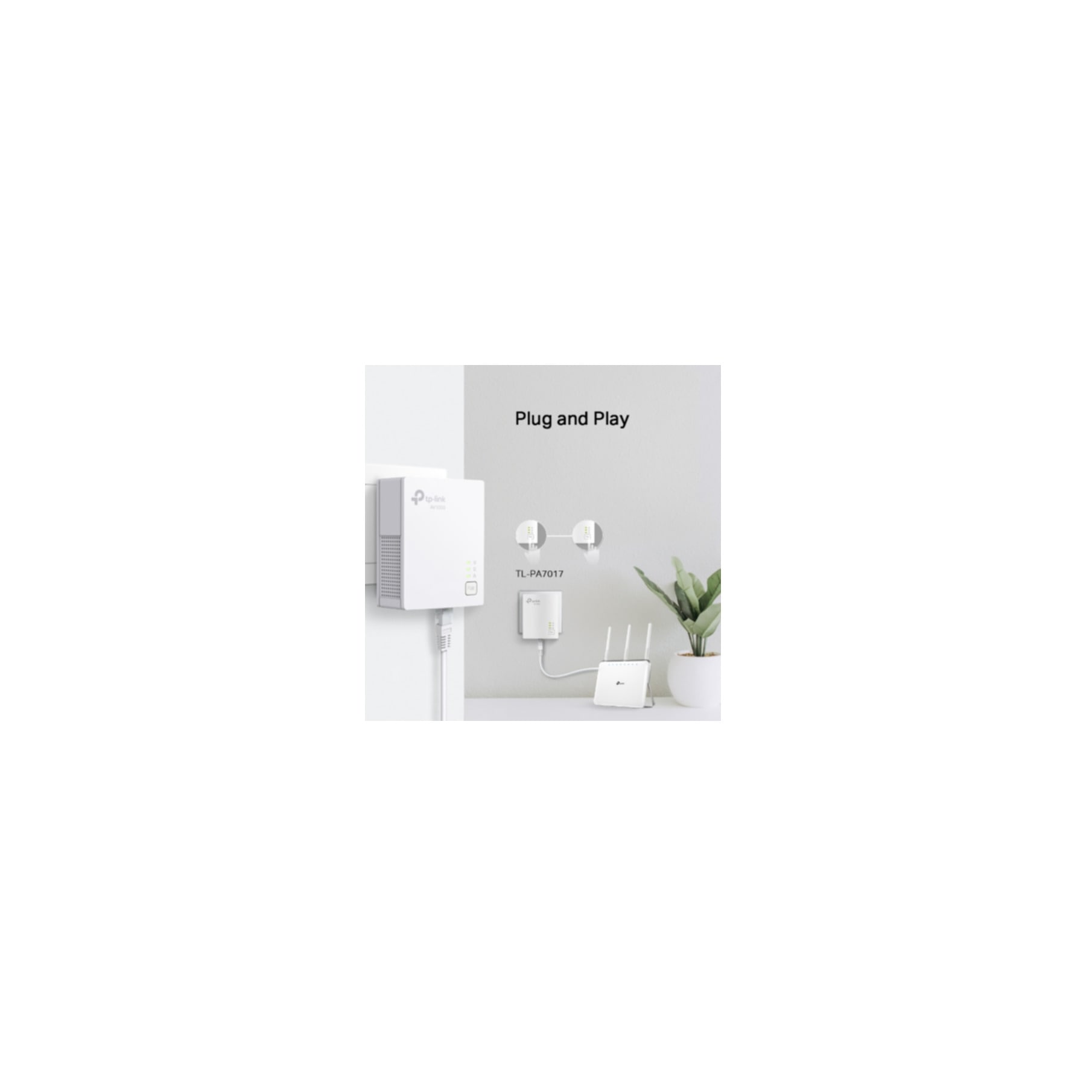 TP-Link Netzwerk-Adapter »AV1000-Gigabit-Powerline-Starter KIT«