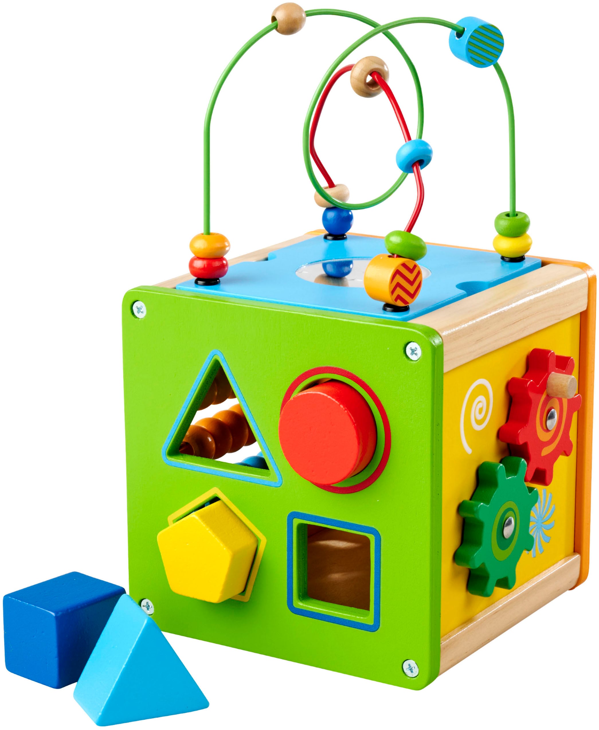 Eichhorn Motorikwürfel »Kleiner Spiel- und Lernwürfel« mit abnehmbarer Motorikschleife