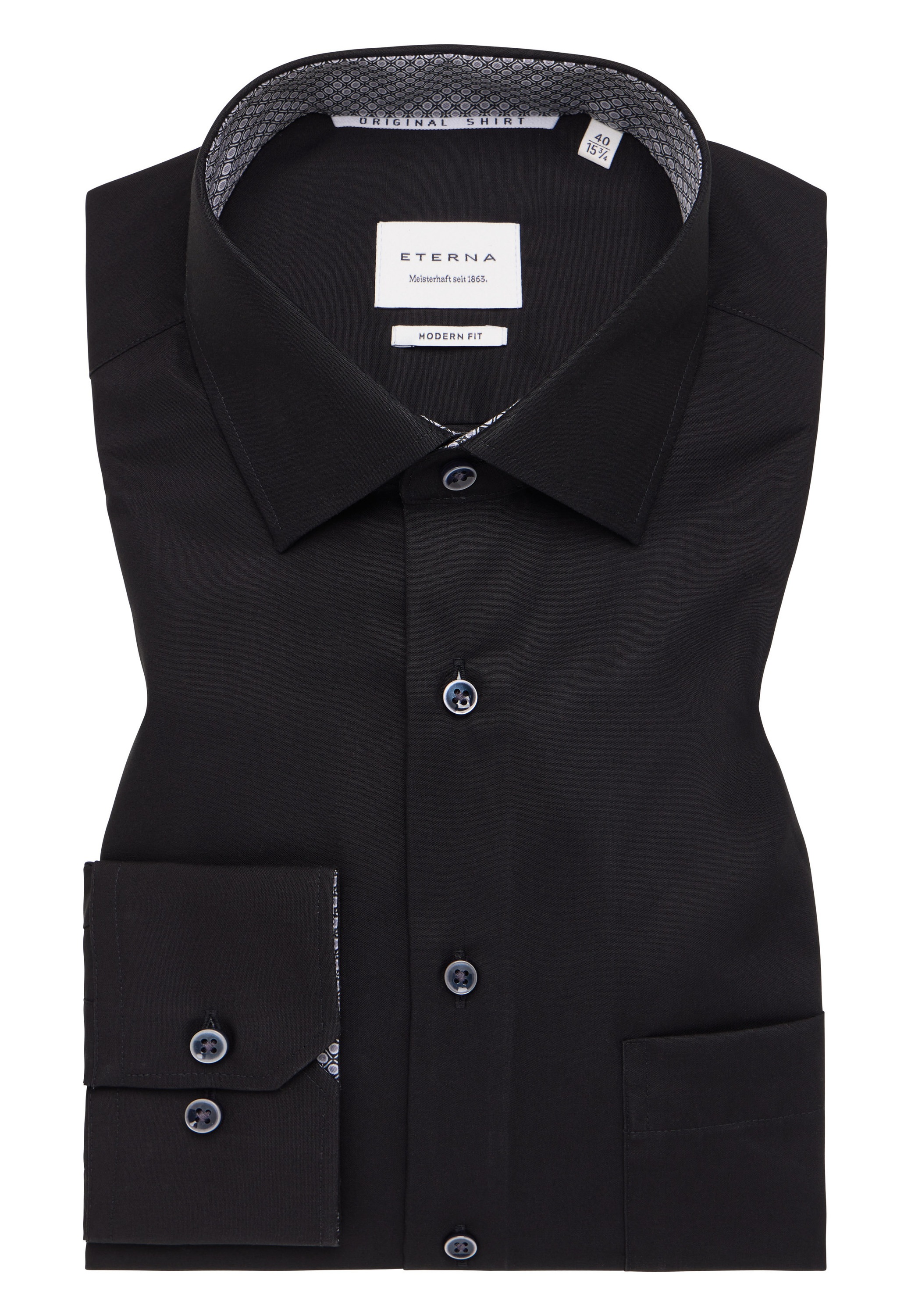 Eterna Langarmhemd »MODERN FIT«, NON IRON (bügelfrei)