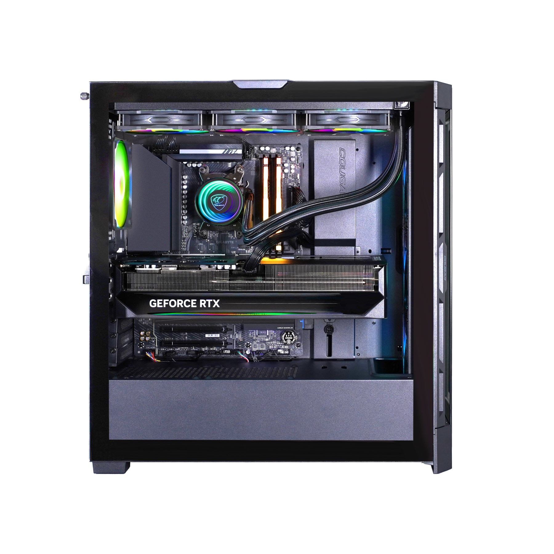Cougar Gaming-PC »DUOFACE PRO BK 7468«, Windows 11, DDR5 RAM