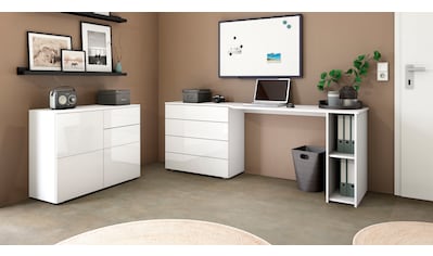 borchardt Möbel Schreibtisch »Wallis«, Breite 196 cm, Push to Open-Funktion kaufen