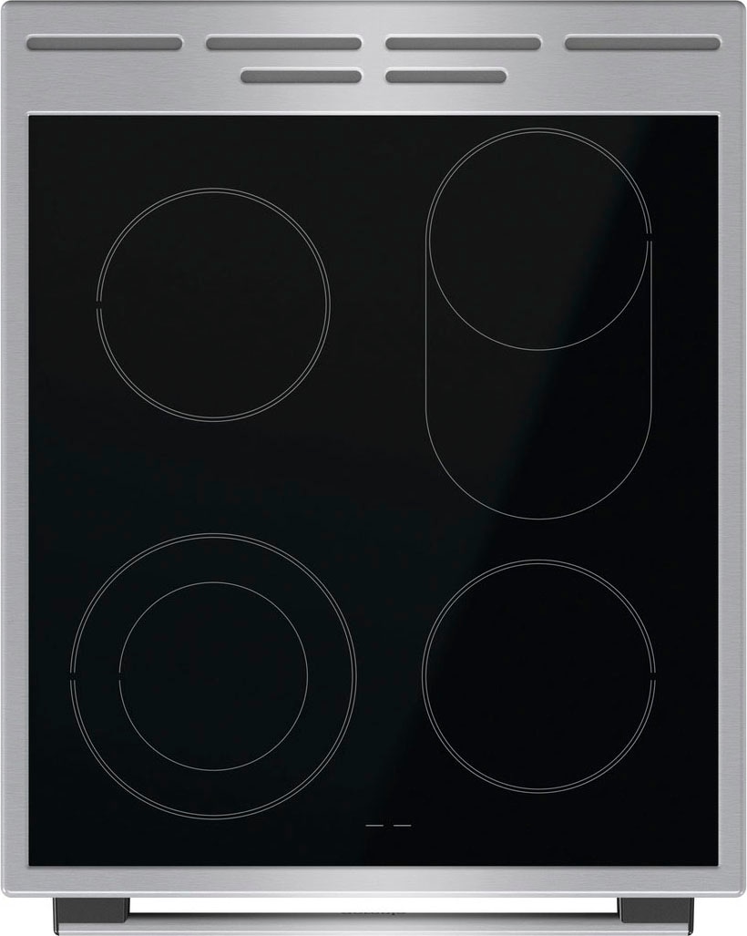 GORENJE Elektro-Standherd »GECS5C70XPA«, mit 2-fach-Teleskopauszug, Aqua Clean