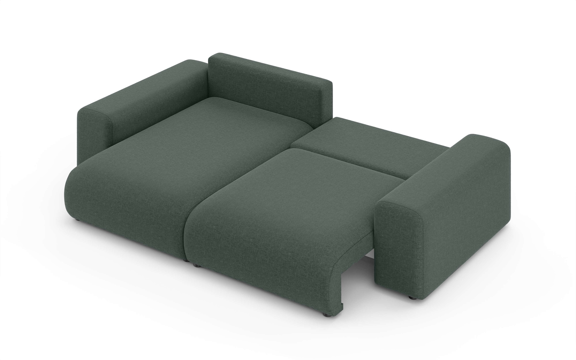 INOSIGN Ecksofa »LAKESIDE mit Bettfunktion und Bettkasten, B/T/H 257/166/84 cm«, L-Form, Recamiere beidseitig montierbar, Wellenunterfederung