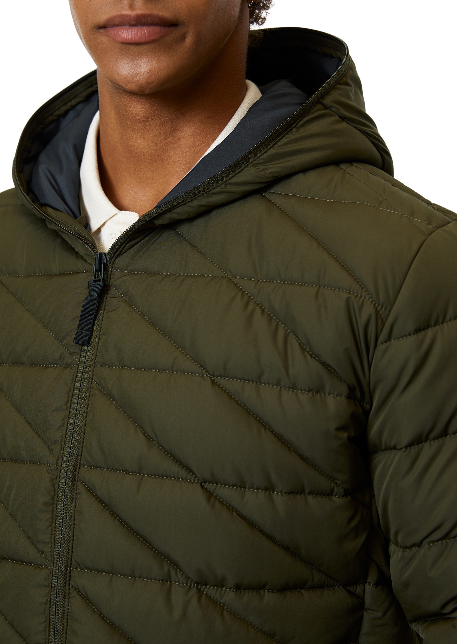 Marc O'Polo DENIM Steppjacke, mit Kapuze