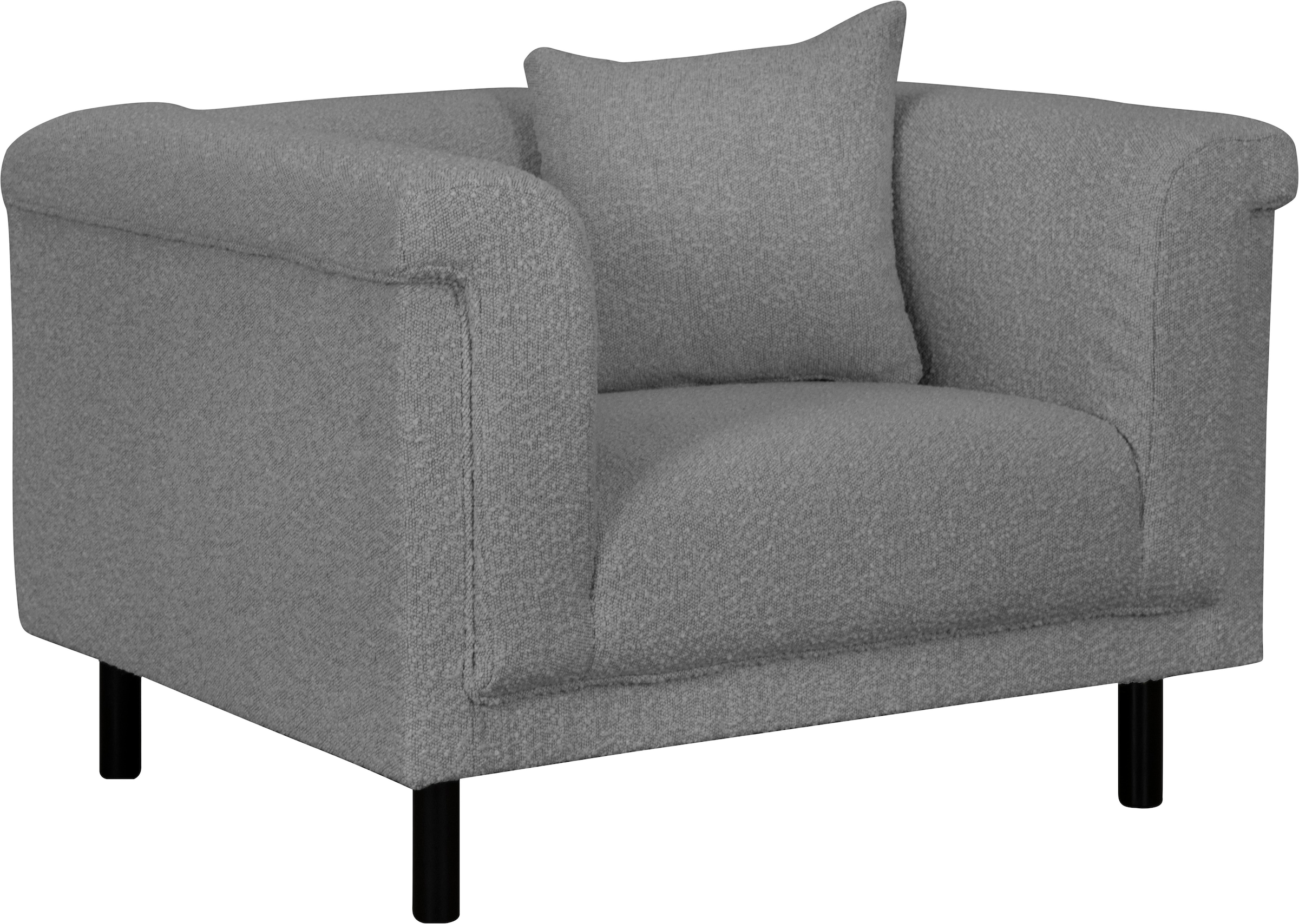 INOSIGN Sessel »AGNIA  B/T/H: 100/85/71 cm«, incl. Zierkissen, auch in Cord und Bouclé