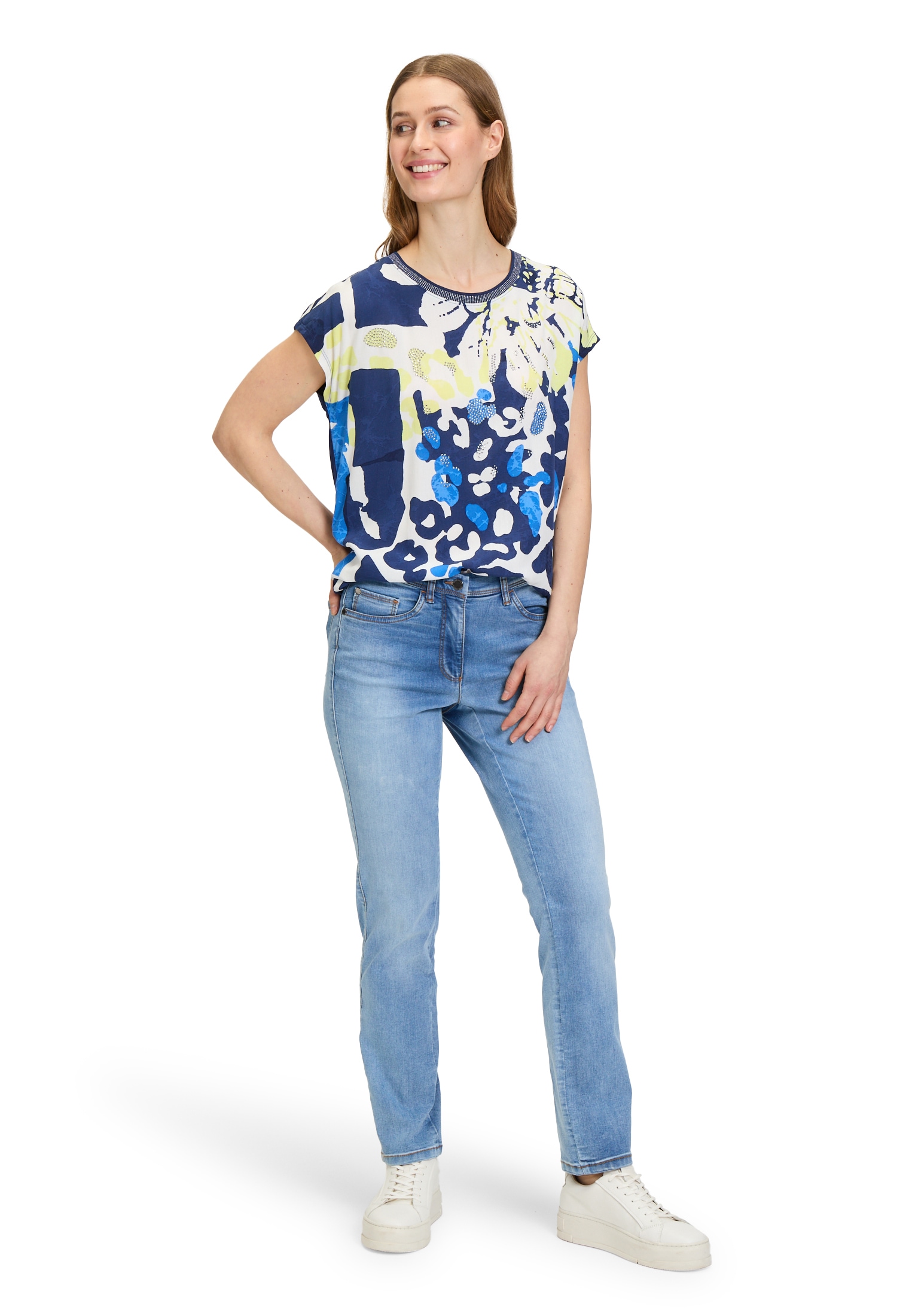 Betty Barclay Kurzarmshirt »Blusenshirt mit Aufdruck«