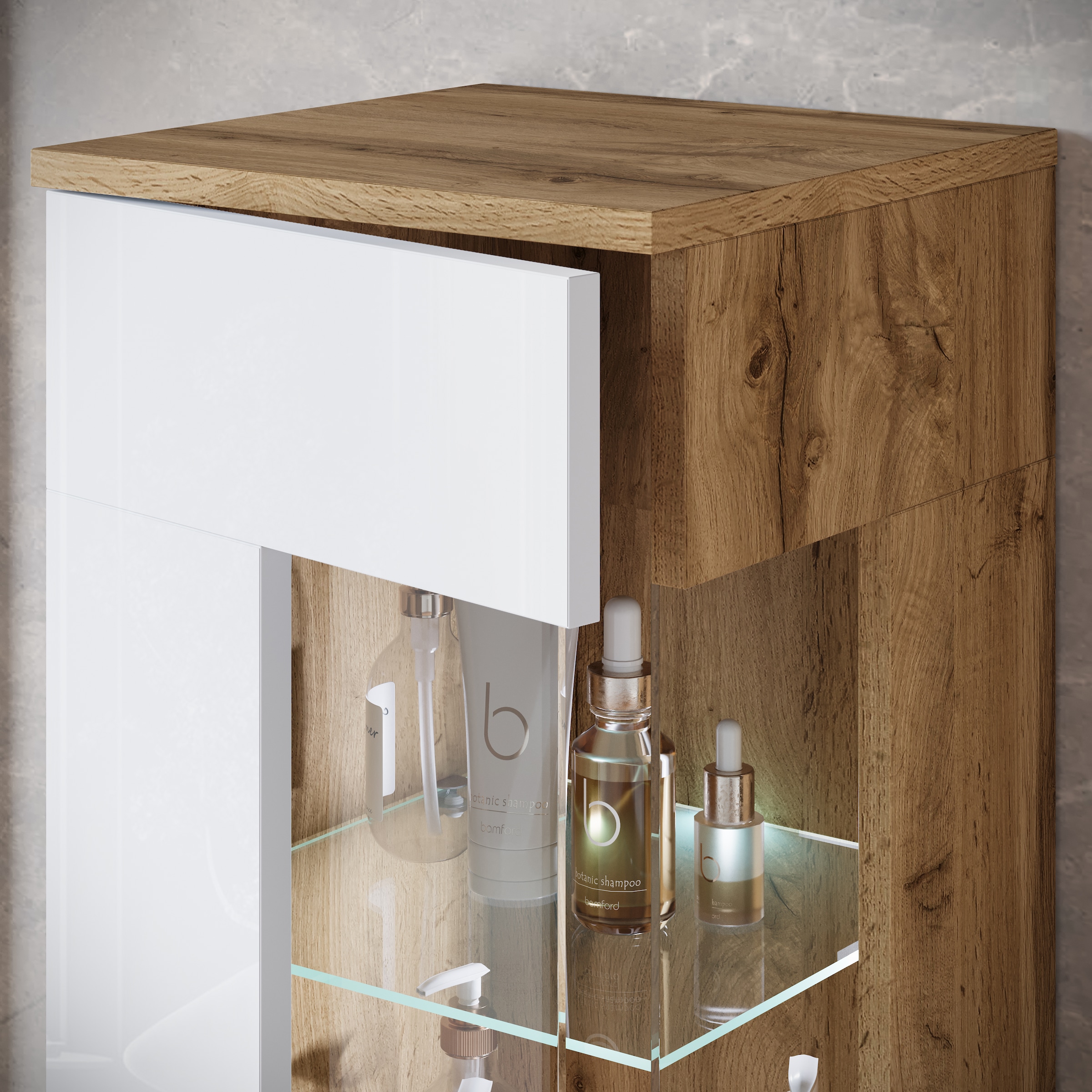 welltime Badmöbel-Set »Kenia« Set, 5 Stk. tlg.