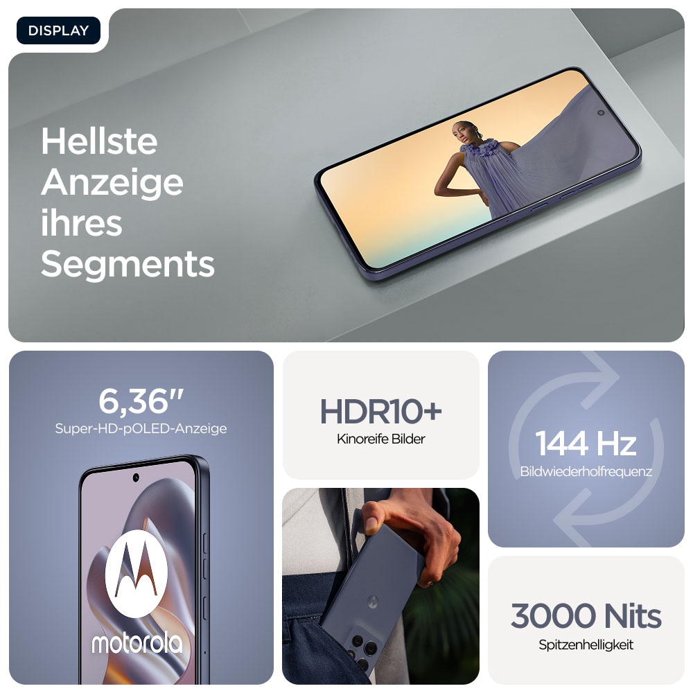 Motorola Smartphone »edge 60 neo« Pantone Grisaille