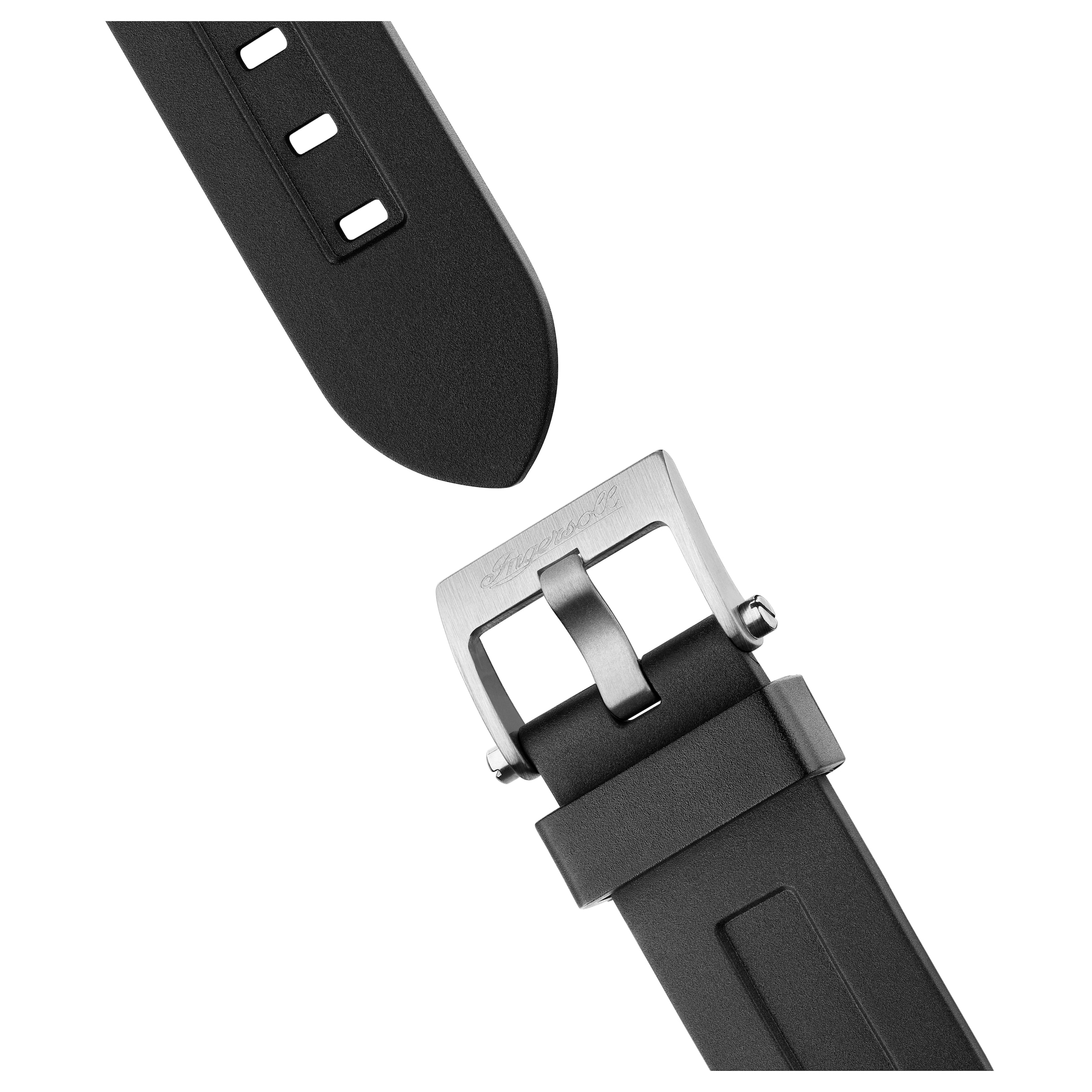 Ingersoll Automatikuhr »The Challenger« Armbanduhr, Herrenuhr, Mechanische Uhr, Silikonarmband, analog