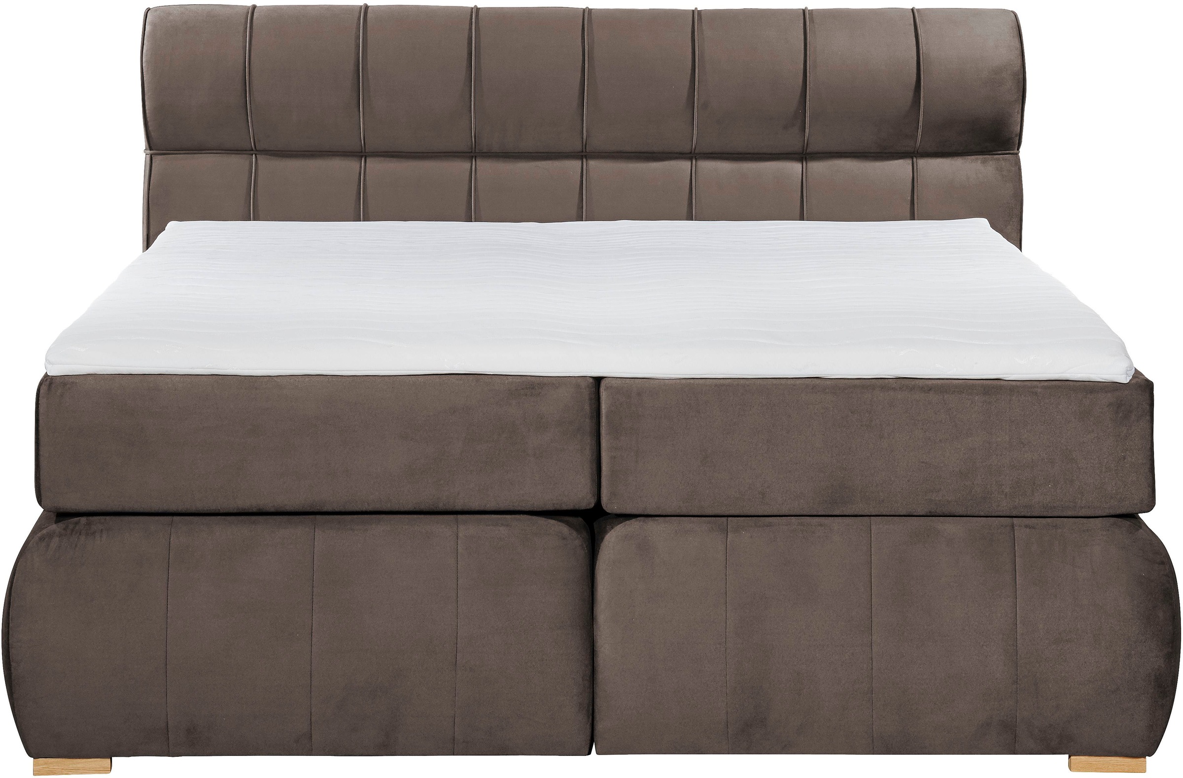Places of Style Boxspringbett »Felicia«, in H4, inkl. Topper und Bettkasten