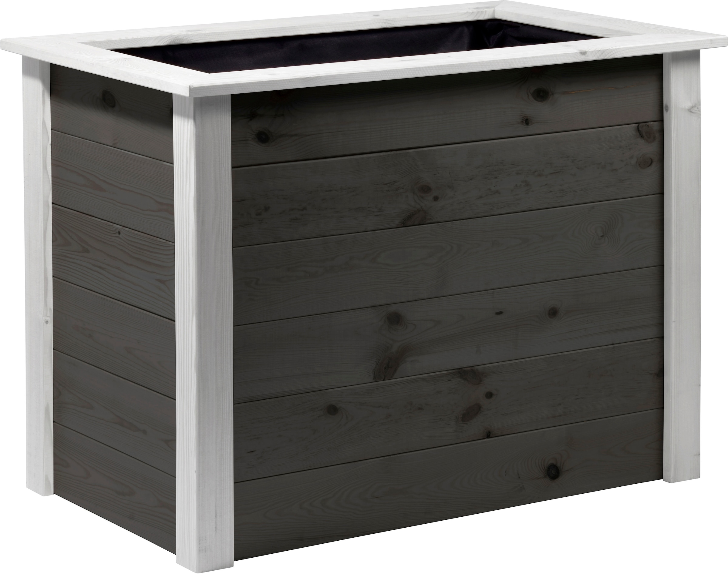 dobar Hochbeet »Two-Tone«, Bausatz, aus FSC®-zertifiziertem Kiefernholz, wetterfest grau lasiert