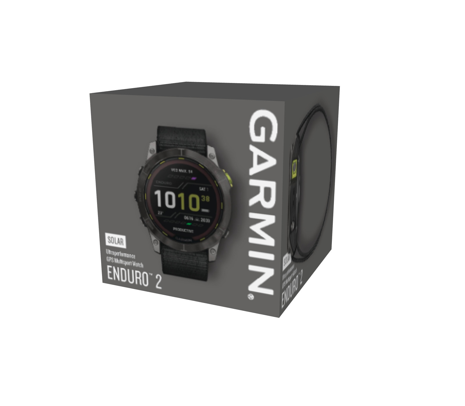 Garmin Smartwatch »Enduro 2 mit UltraFit-Armband«, (3,6 cm / 1,4 Zoll), 32 GB, Solarladung