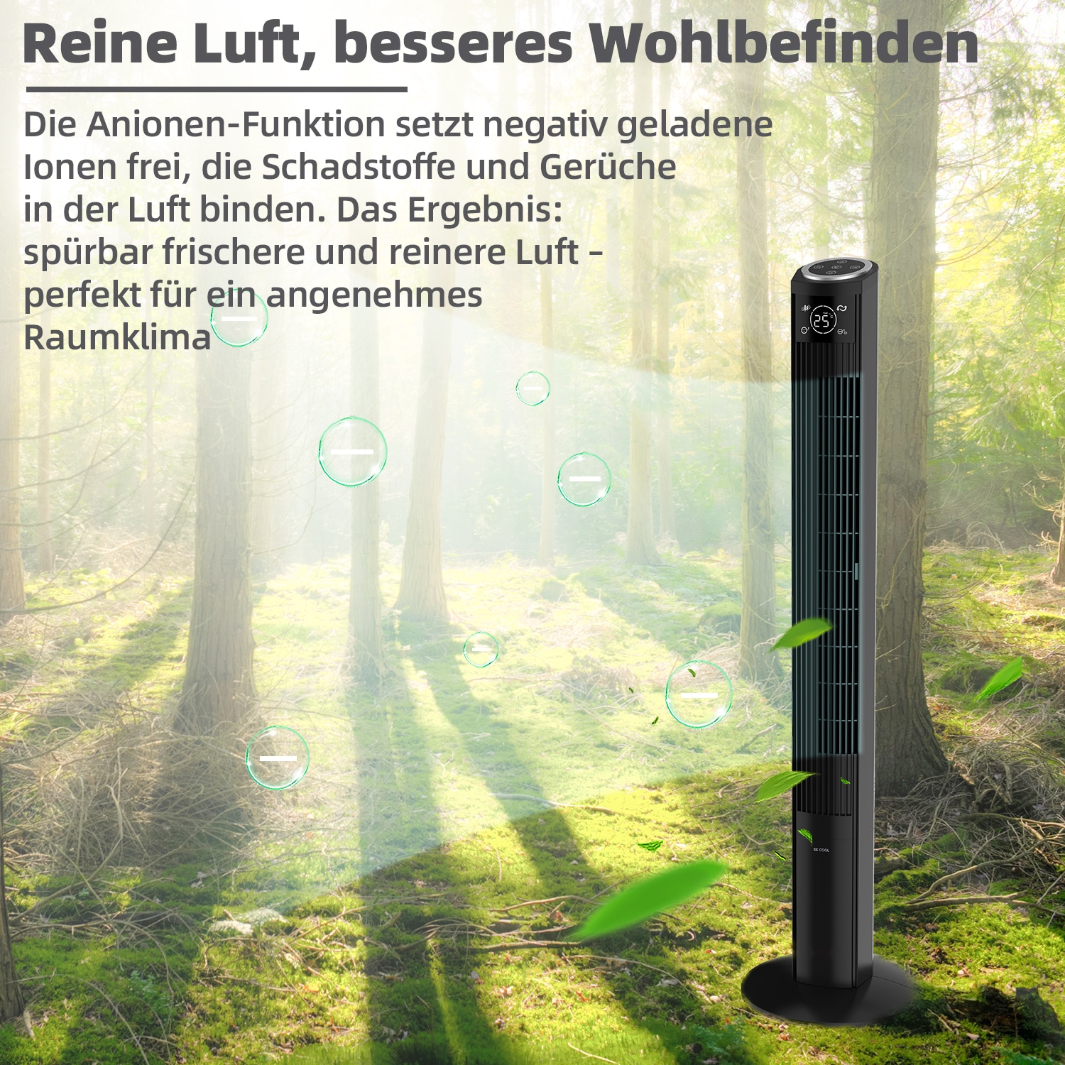 be cool Turmventilator »BC121TU2202F«