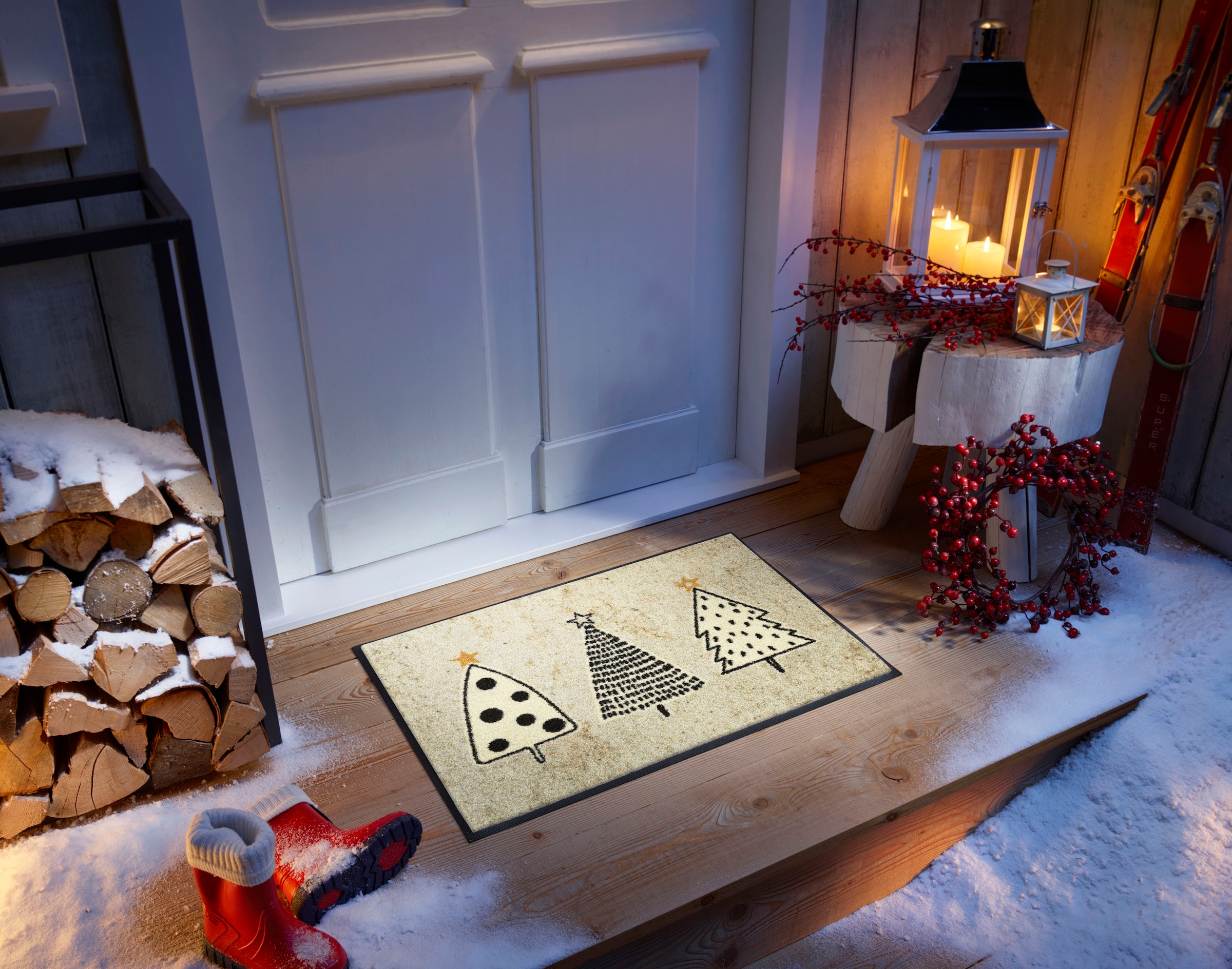 wash+dry by Kleen-Tex Fußmatte »Silent Night« rechteckig 7 mm Höhe