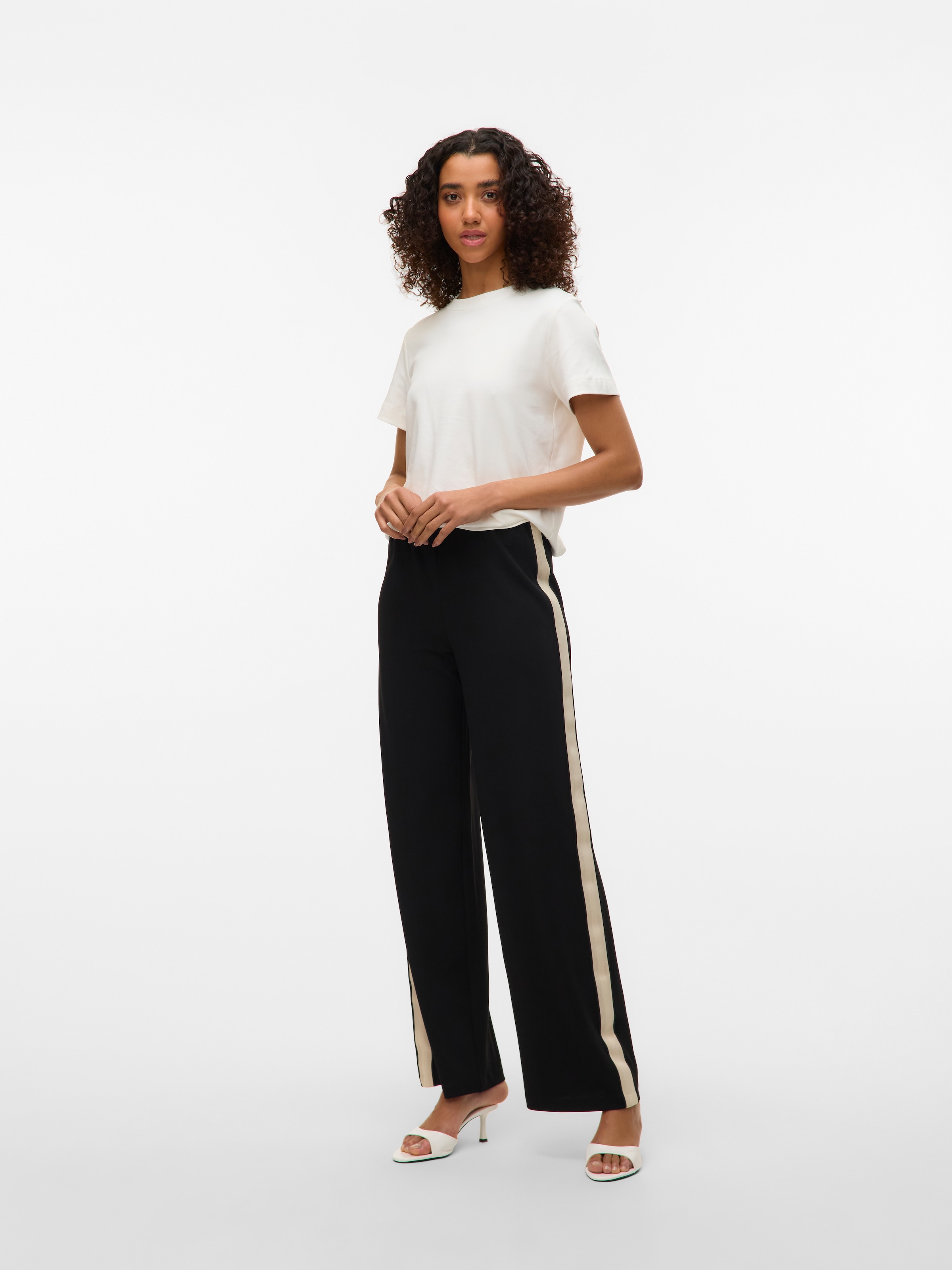 Vero Moda Anzughose »VMBERLIN MW WIDE PANEL PANT NOOS«