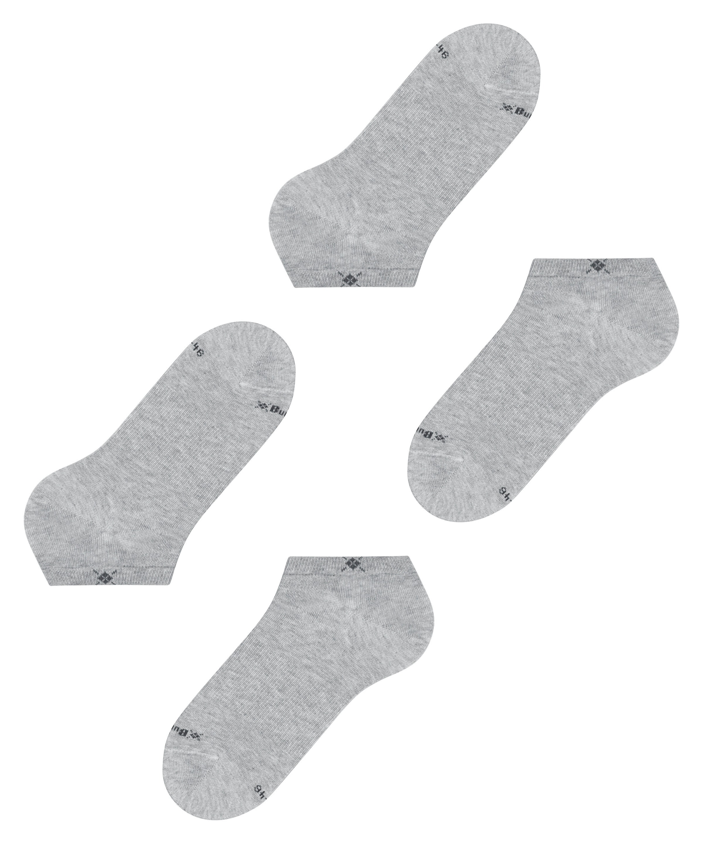 Burlington Sneakersocken »Everyday« 2 Paar,  unifarben, Einheitsgröße 40-46, eingestricktes Burlington-Logo