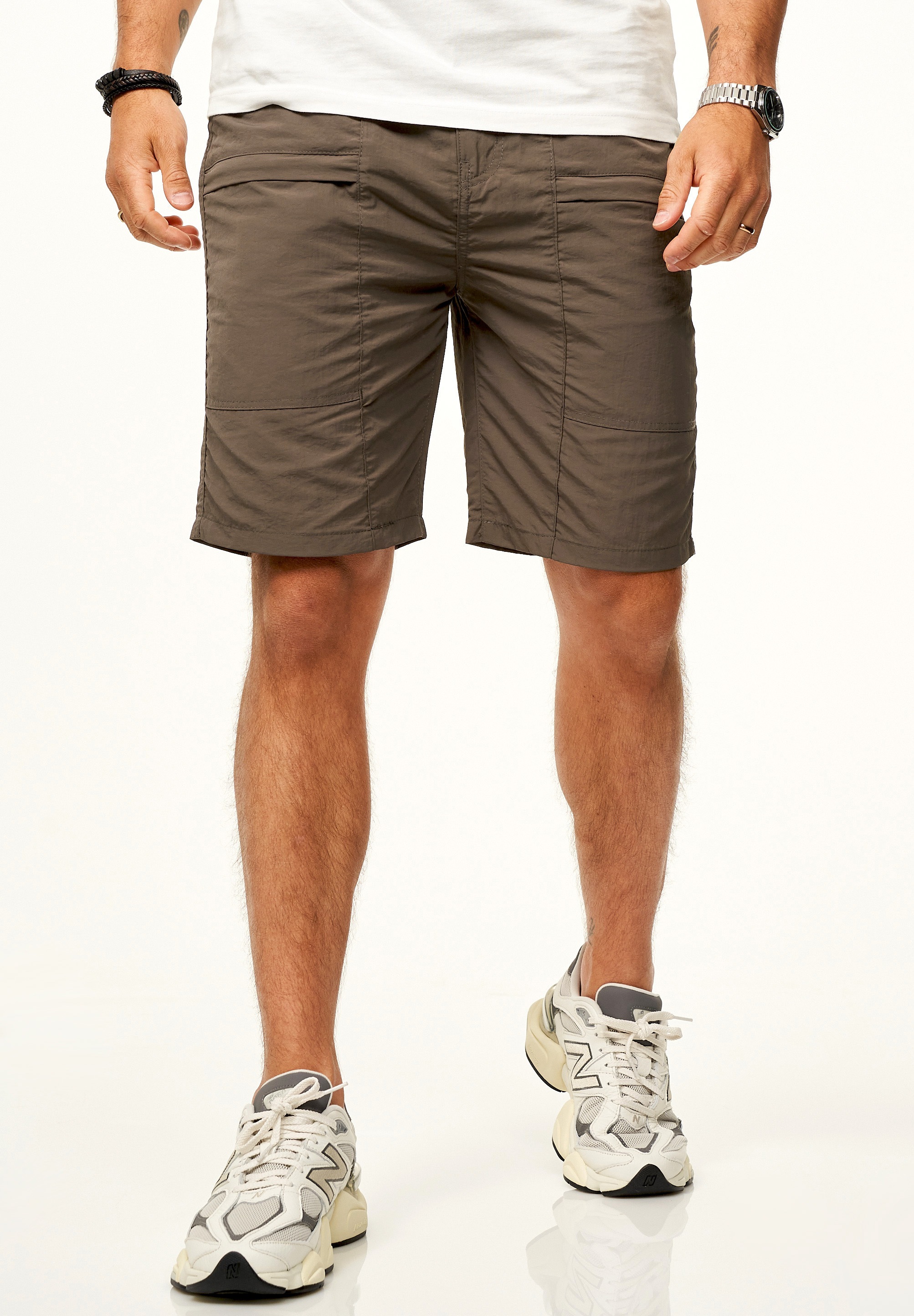 SOULSTAR Trekkingshorts »SOULSTAR Trekkingshorts aus 100% Nylon - Leichte Trekkingshorts für Herren«  Kurze Hose Sporthose mit elastischem Bund als Funktionsshorts