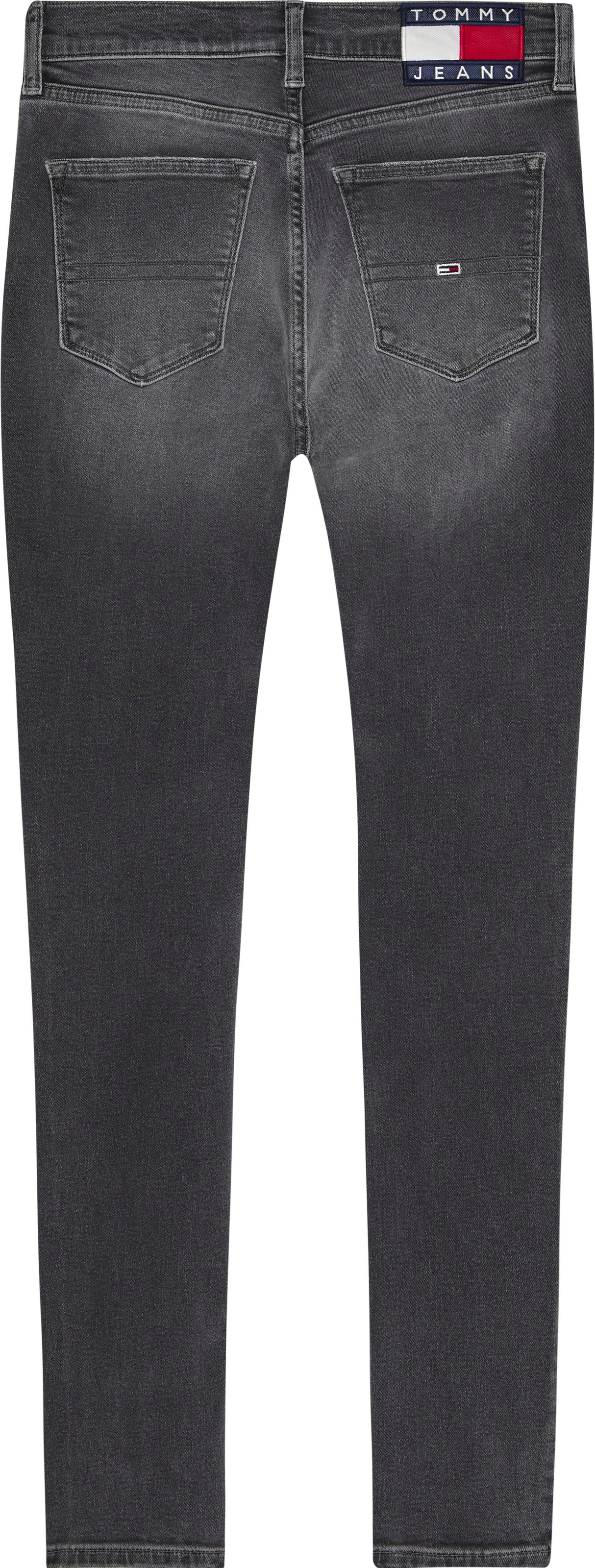 Tommy Jeans Skinny-fit-Jeans »NORA BG2235«, SKINNY mit MR ♕ & Logo-Flag bei gestickter Jeans Tommy Destroyed-Effekten PVS