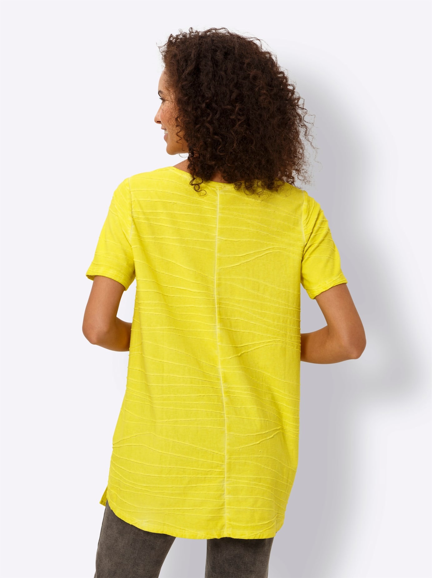 heine Rundhalsshirt »Longshirt«, (1 tlg.)