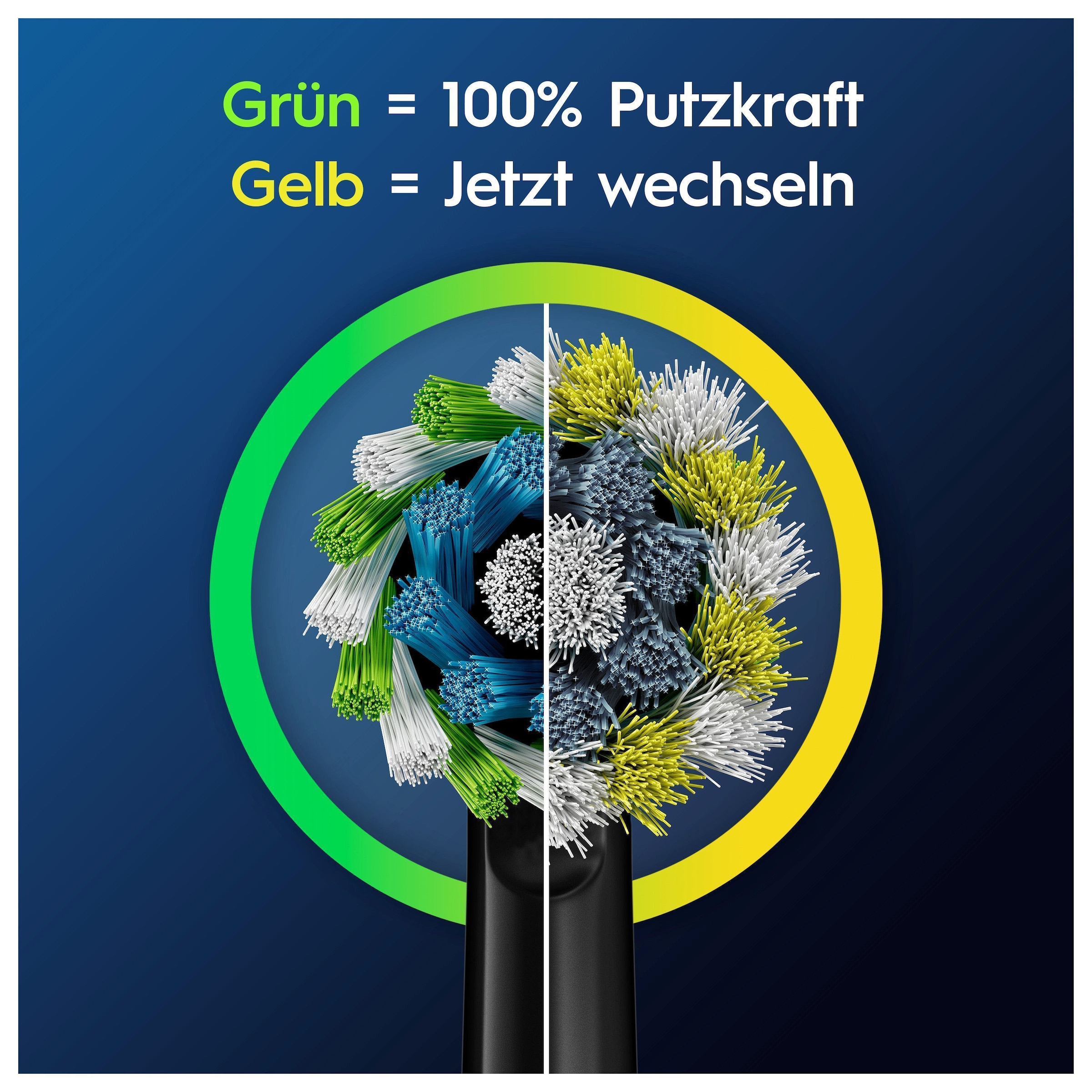 Oral-B Aufsteckbürsten »Pro CrossAction« X-förmige Borsten