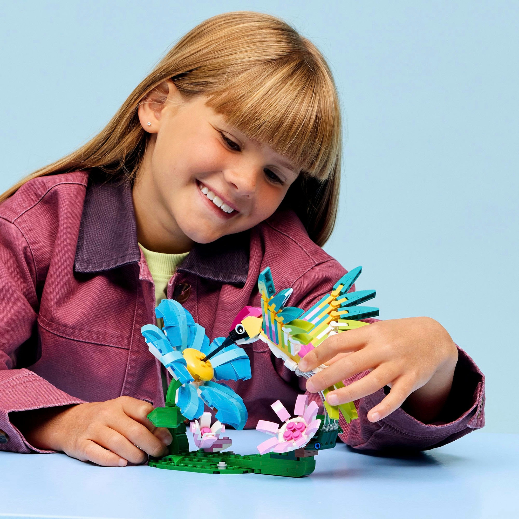 LEGO® Konstruktionsspielsteine »Wilde Tiere: Bunter Kolibri (31384), LEGO Creator« Made in Europe