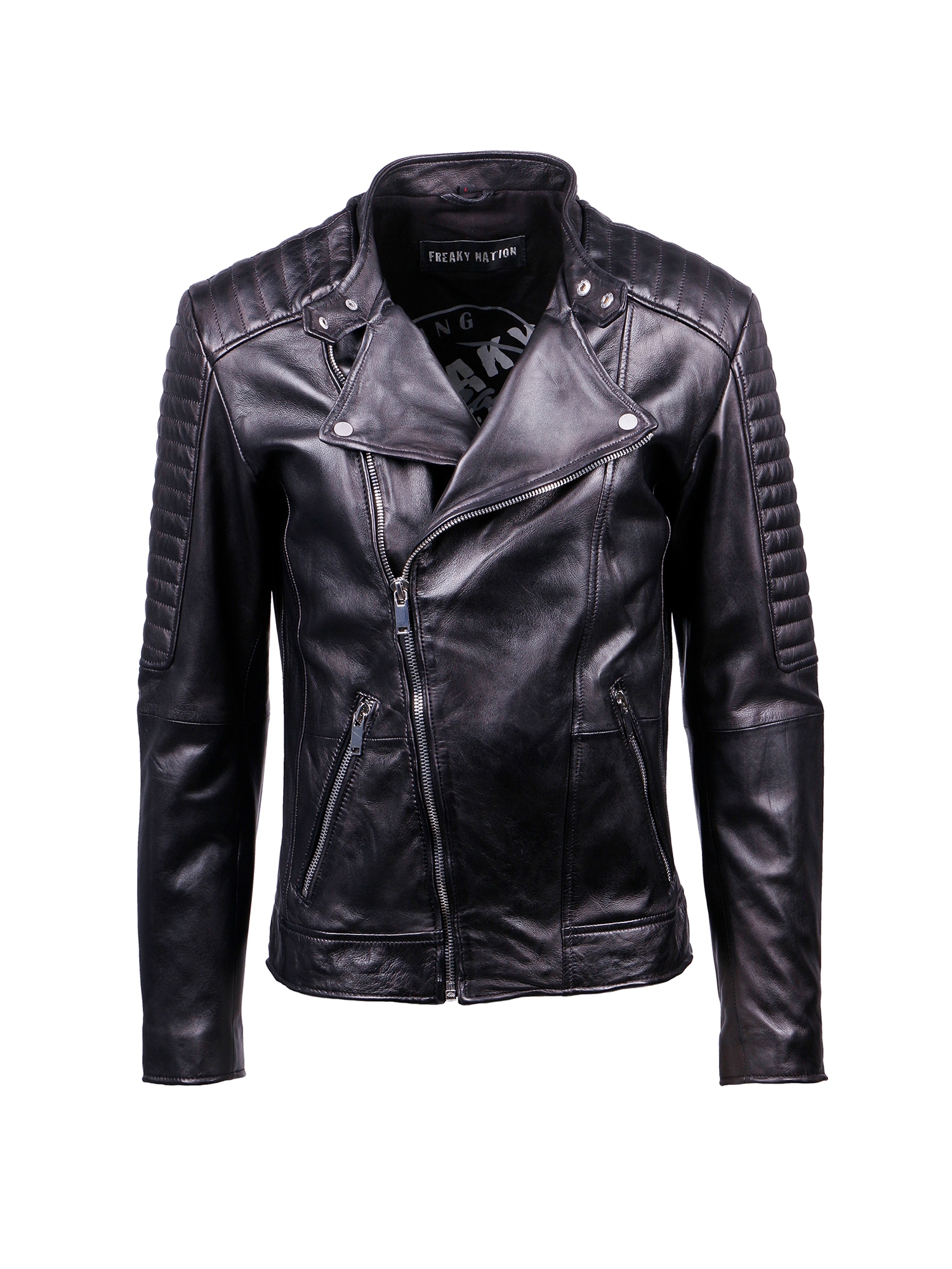 Freaky Nation Lederjacke »Crossover-FN«