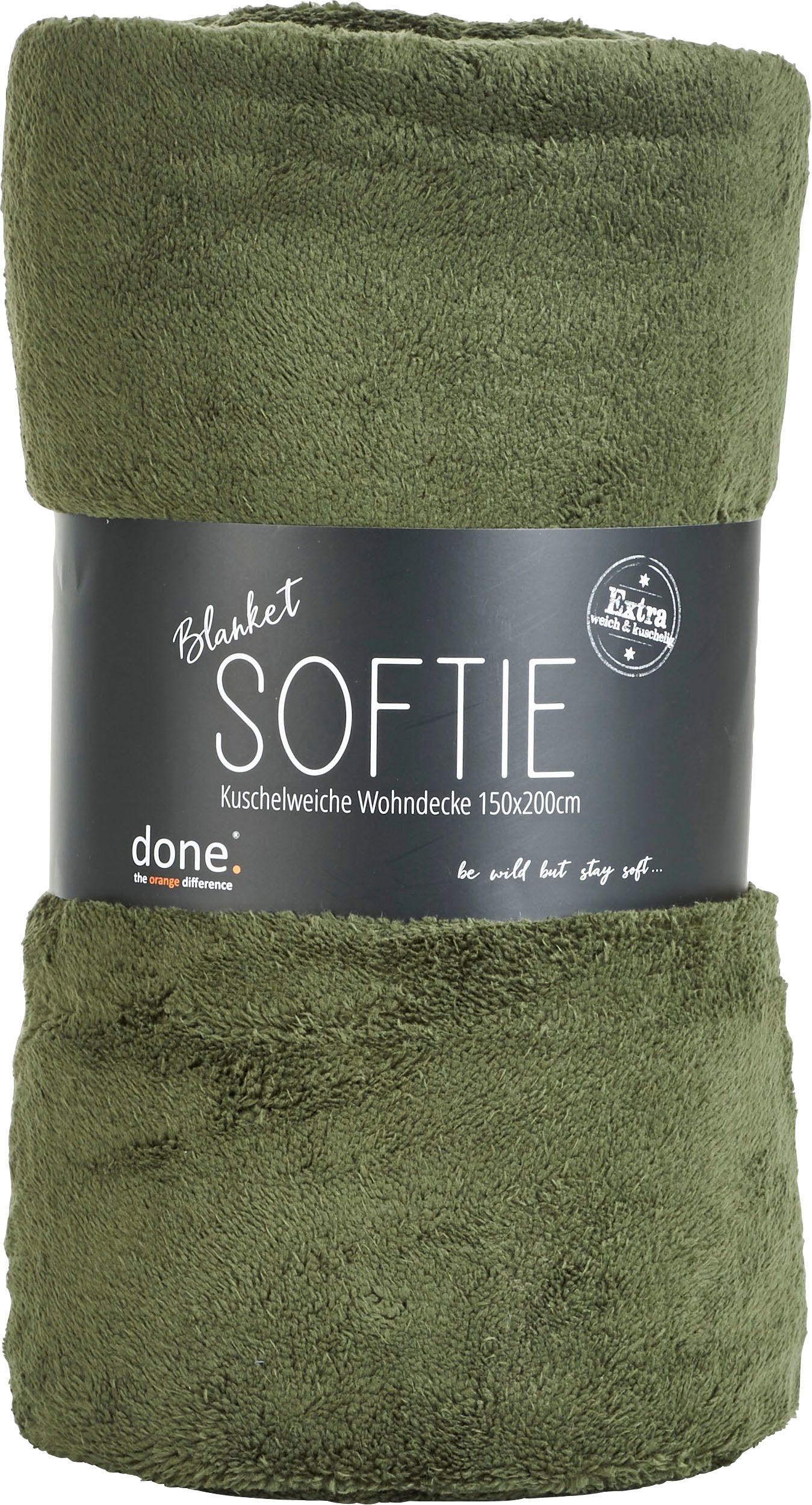 done.® Wohndecke »Softie«, Extra weiche Wohndecke aus softigem Teddy-Stoff, Kuscheldecke