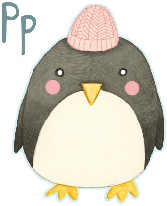 P«, Wall-Art entfernbar bestellen »Pinguin Wandtattoo auf (1 Rechnung Penguin St.), selbstklebend, Buchstabe