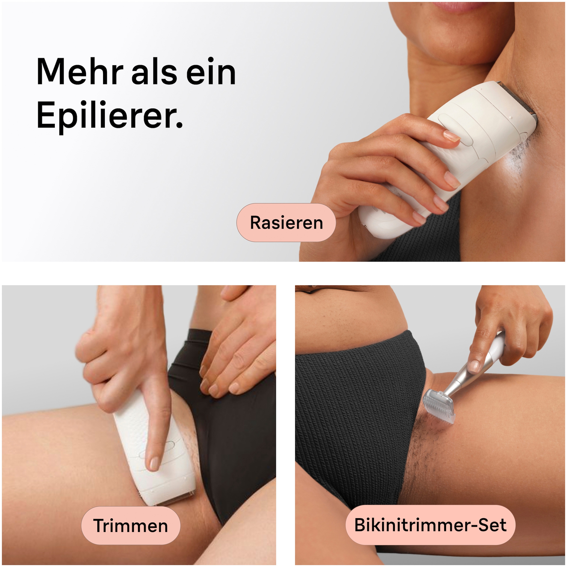 Braun Epilierer »Silk-épil 5 SE5-251« Wet & Dry, Rasier- und Trimmeraufsatz, Bikini-Trimmer
