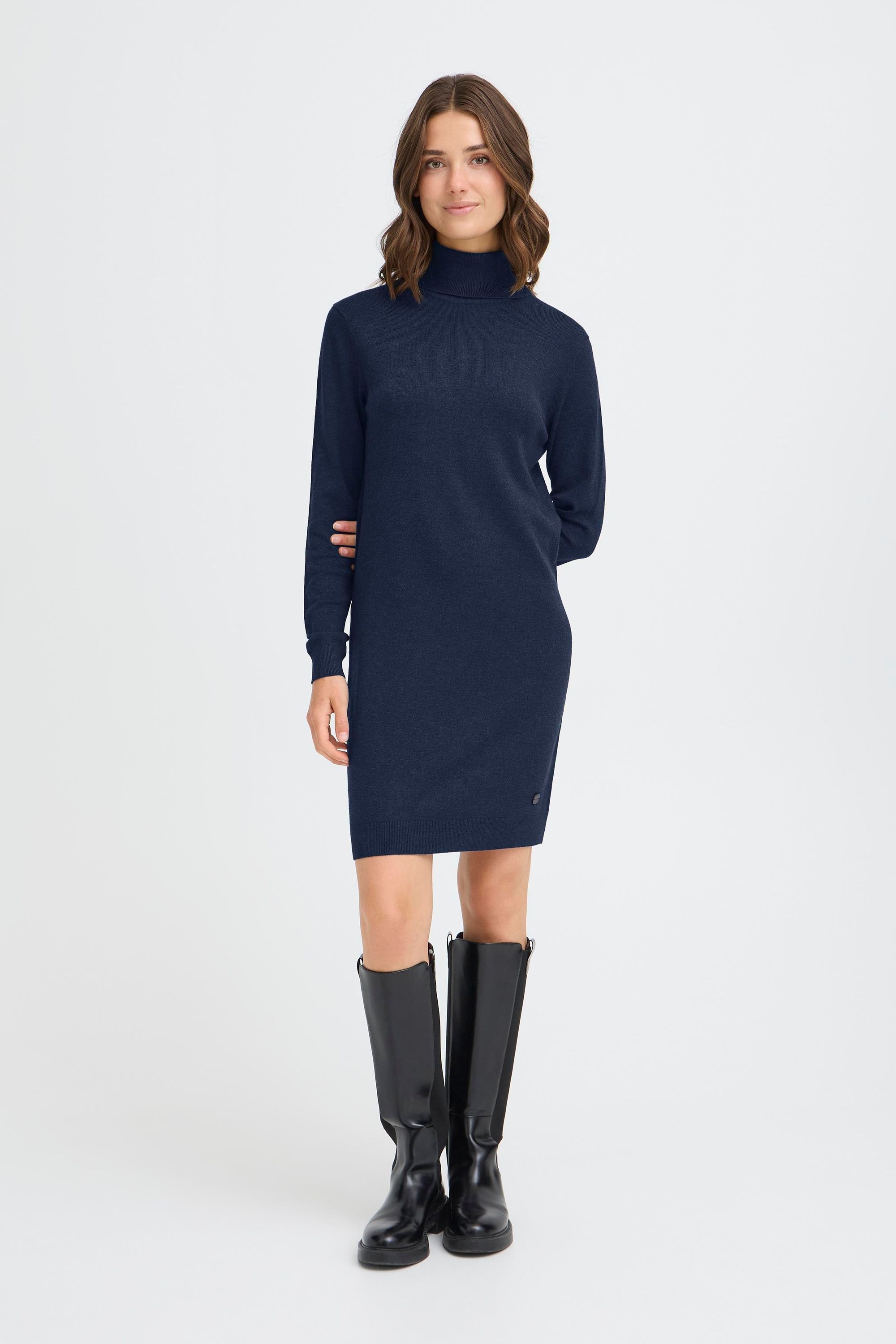 OXMO Strickkleid »Strickkleid OXAIDA ROLLNECK«