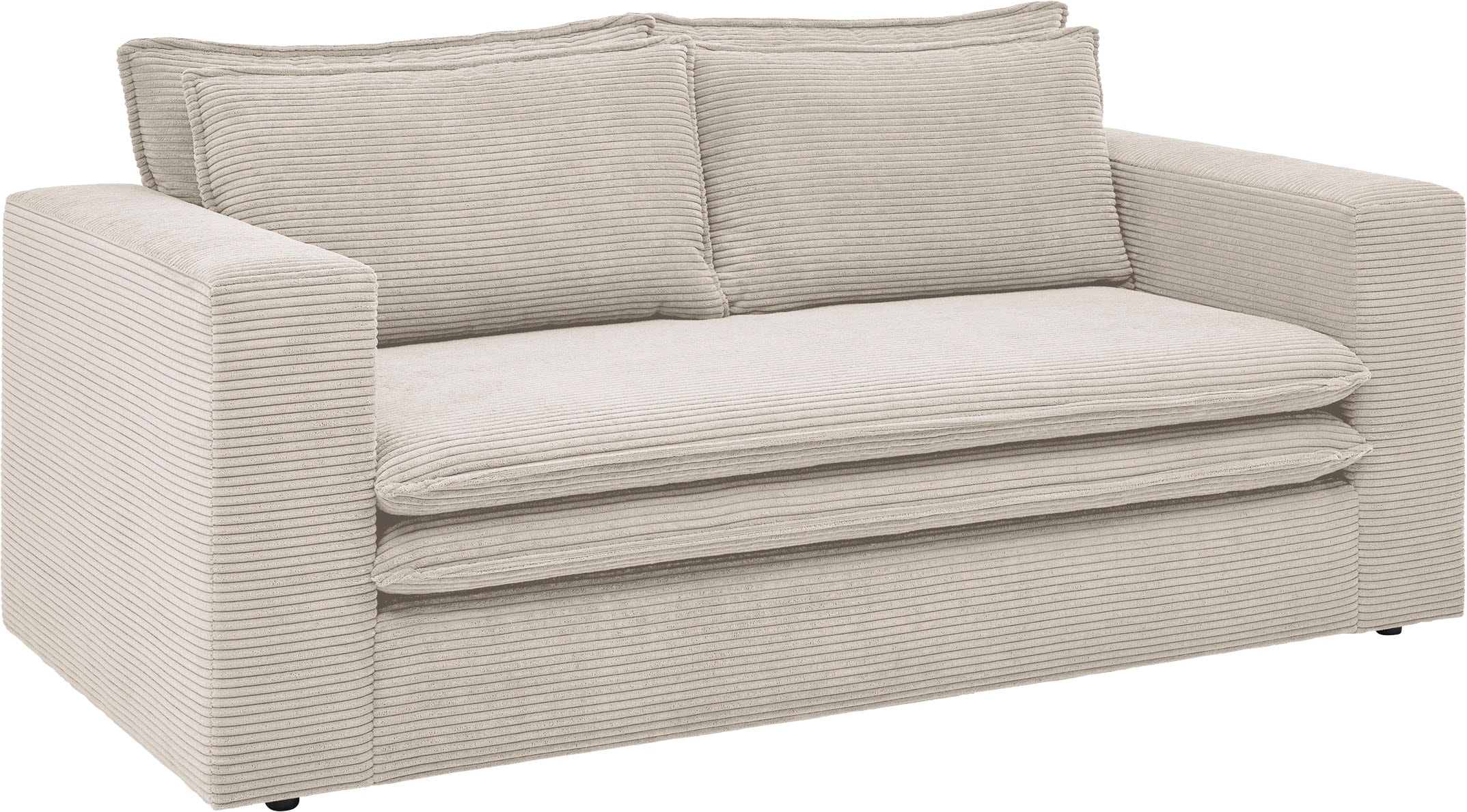 »PIAGGE«, of und Hocker tlg.), Style Sitzgruppe kaufen bequem 2-Sitzer-Sofa Places im (2 Set klein