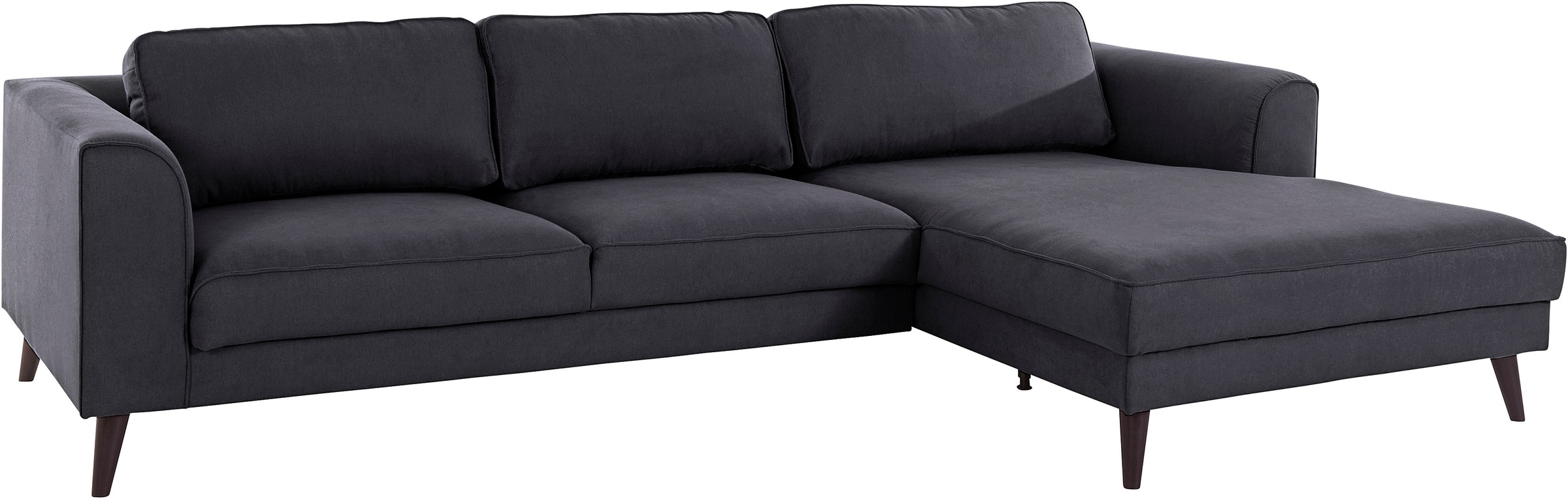 INOSIGN Ecksofa »Lumber Jack, elegant und bequem, Breite 280, hoher Fuß, L-Form«, in moderner Optik