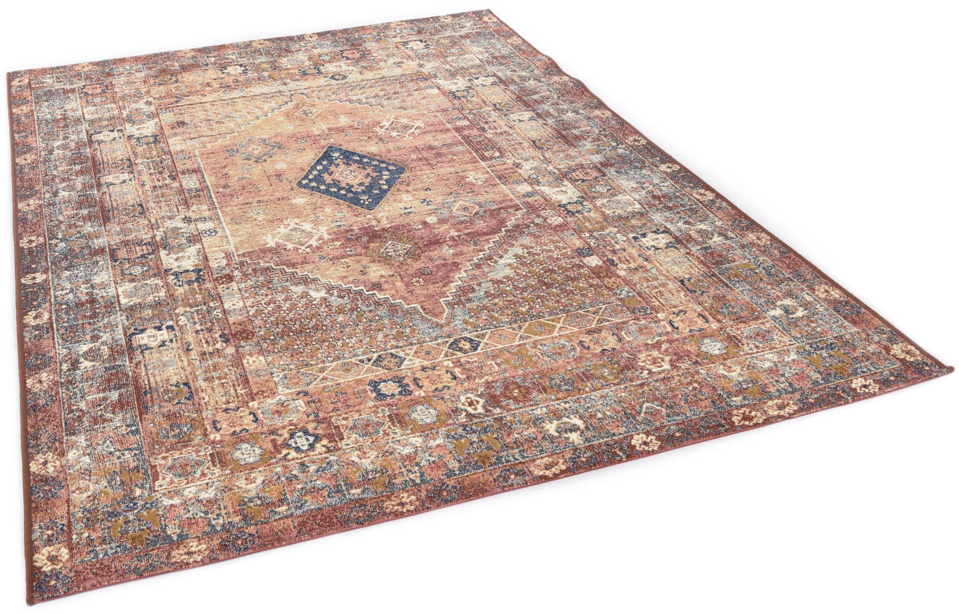 TOM TAILOR HOME Teppich »Funky Outdoor Orient Two«, rechteckig, 5 mm Höhe, Flachgewebe, Orient-Optik, In- und Outdoor geeignet, Wohnzimmer